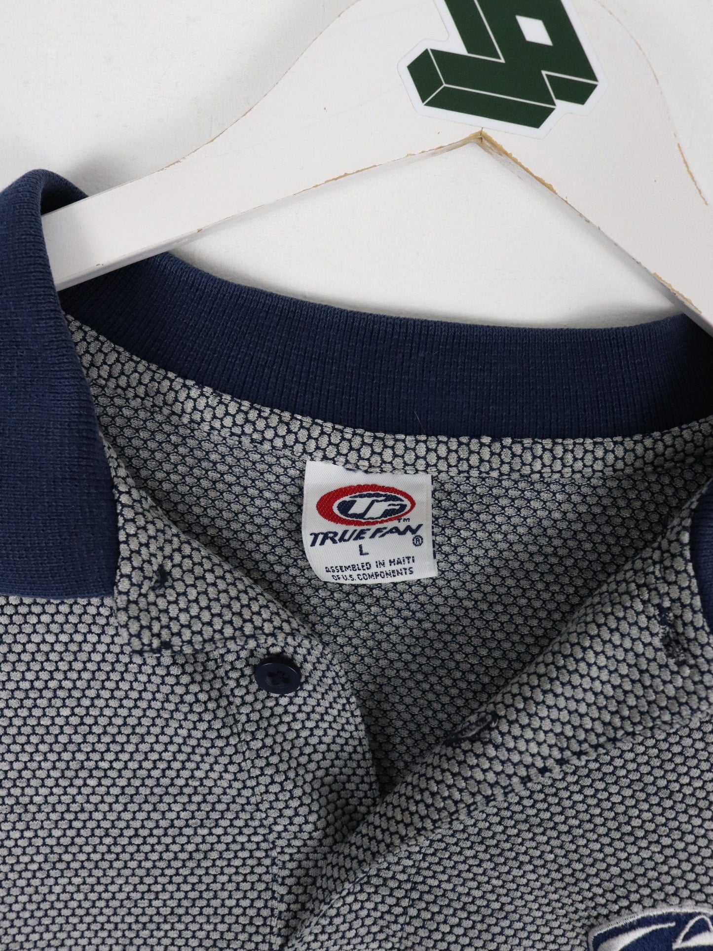 Vintage Penn State Nittany Lions Polo Shirt Mens Large Grey College