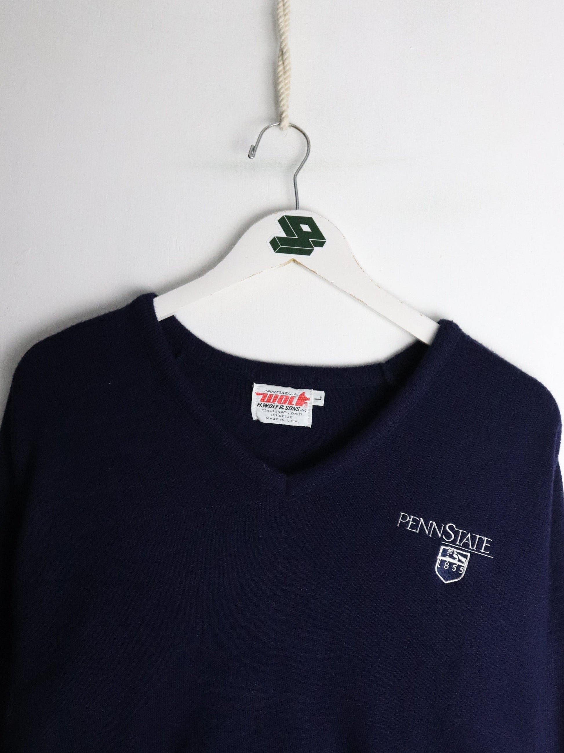 Vintage Penn State Nittany Lions Sweater Mens Large Blue College Knit from propervintagecanada