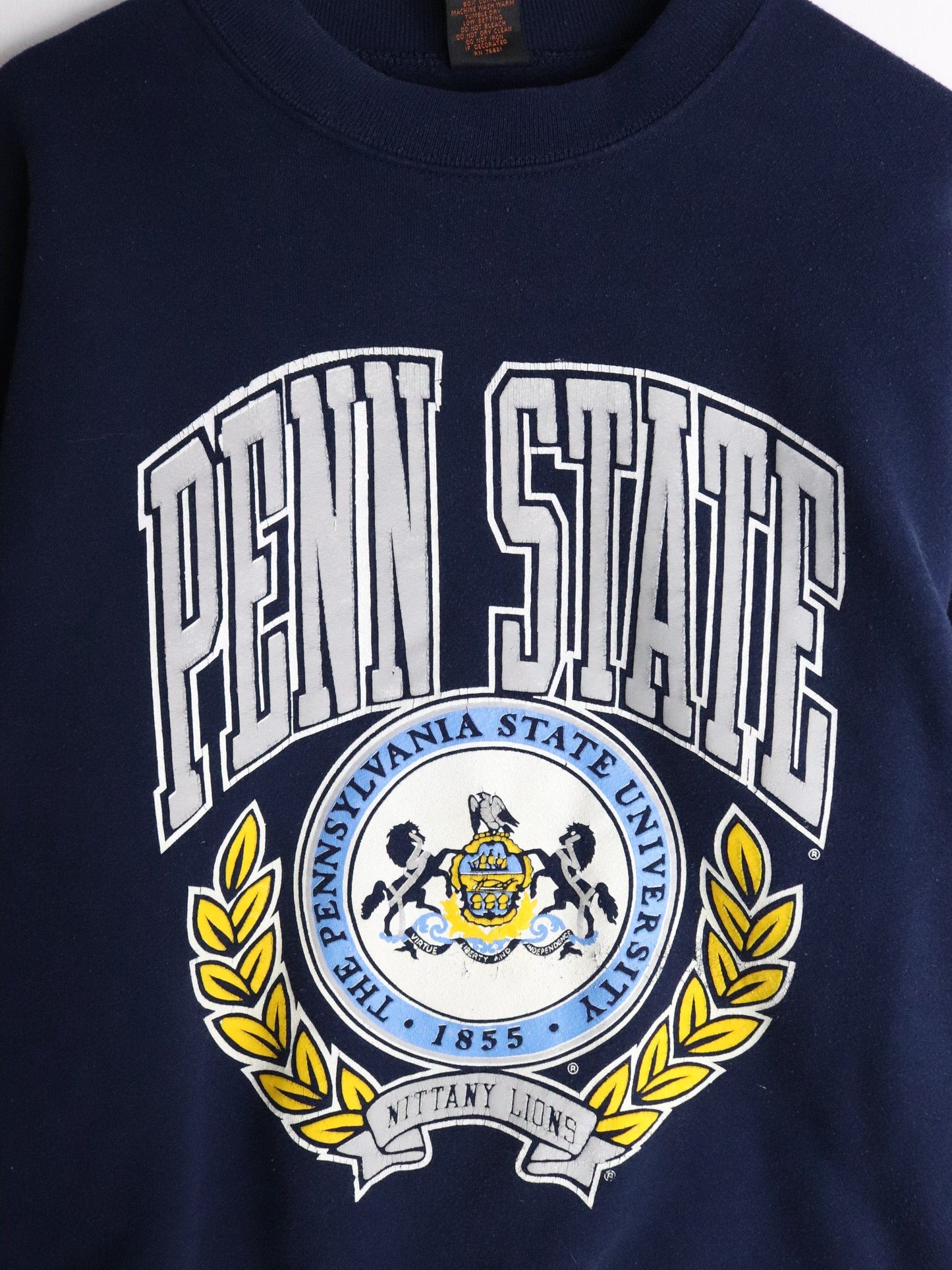 Vintage Penn State Nittany Lions Sweatshirt Mens Large Blue College