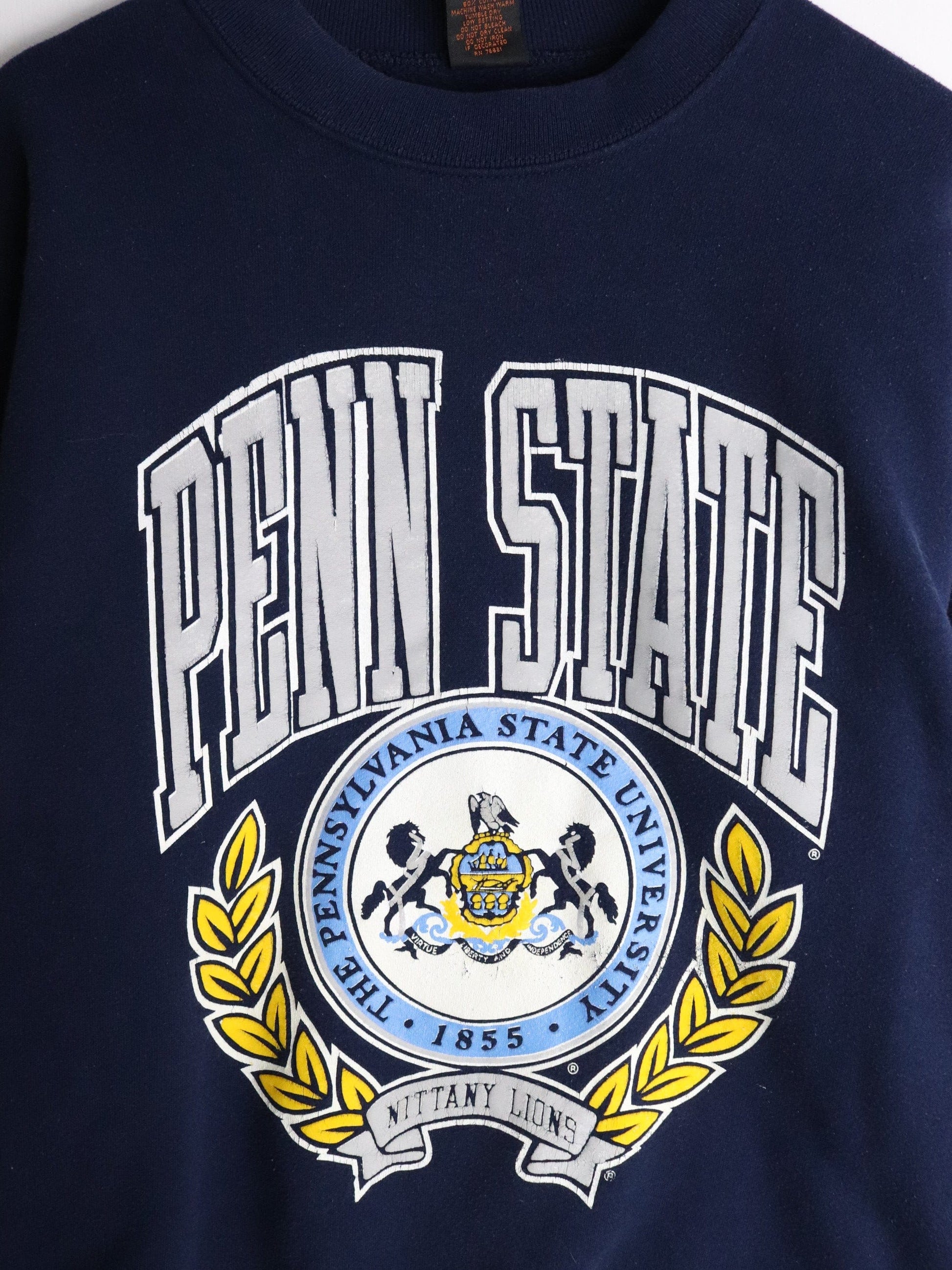 Vintage Penn State Nittany Lions Sweatshirt Mens Large Blue College