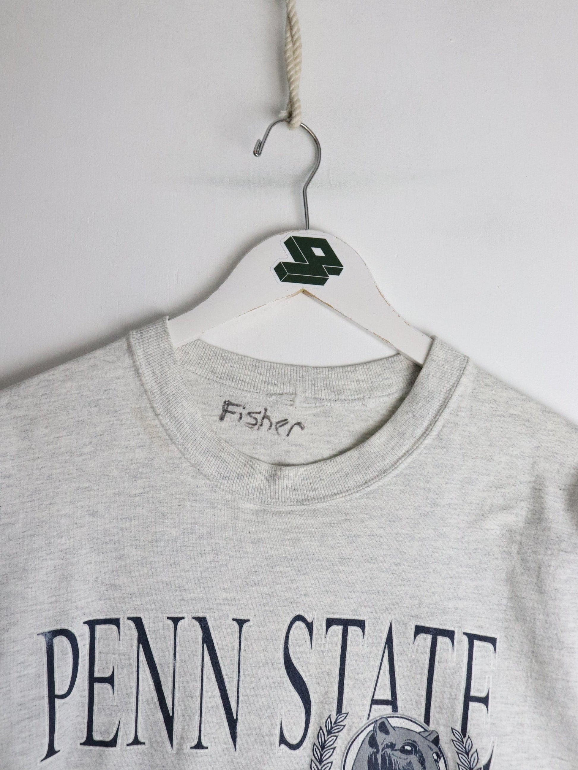 Vintage Penn State Nittany Lions T Shirt Mens Large Grey College