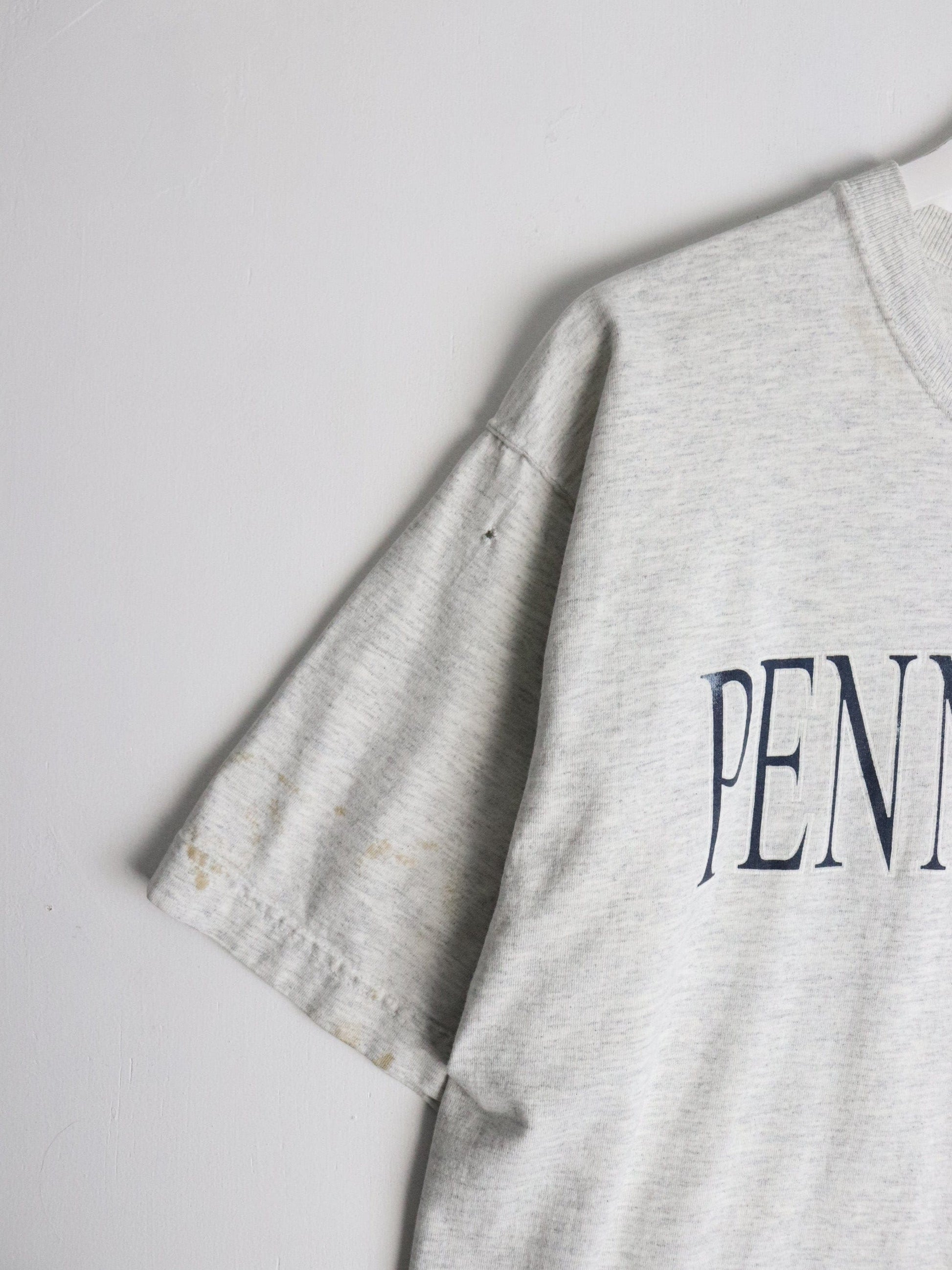 Vintage Penn State Nittany Lions T Shirt Mens Large Grey College