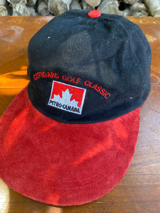 Vintage Petro Canada Hat Adult Black Strap Back