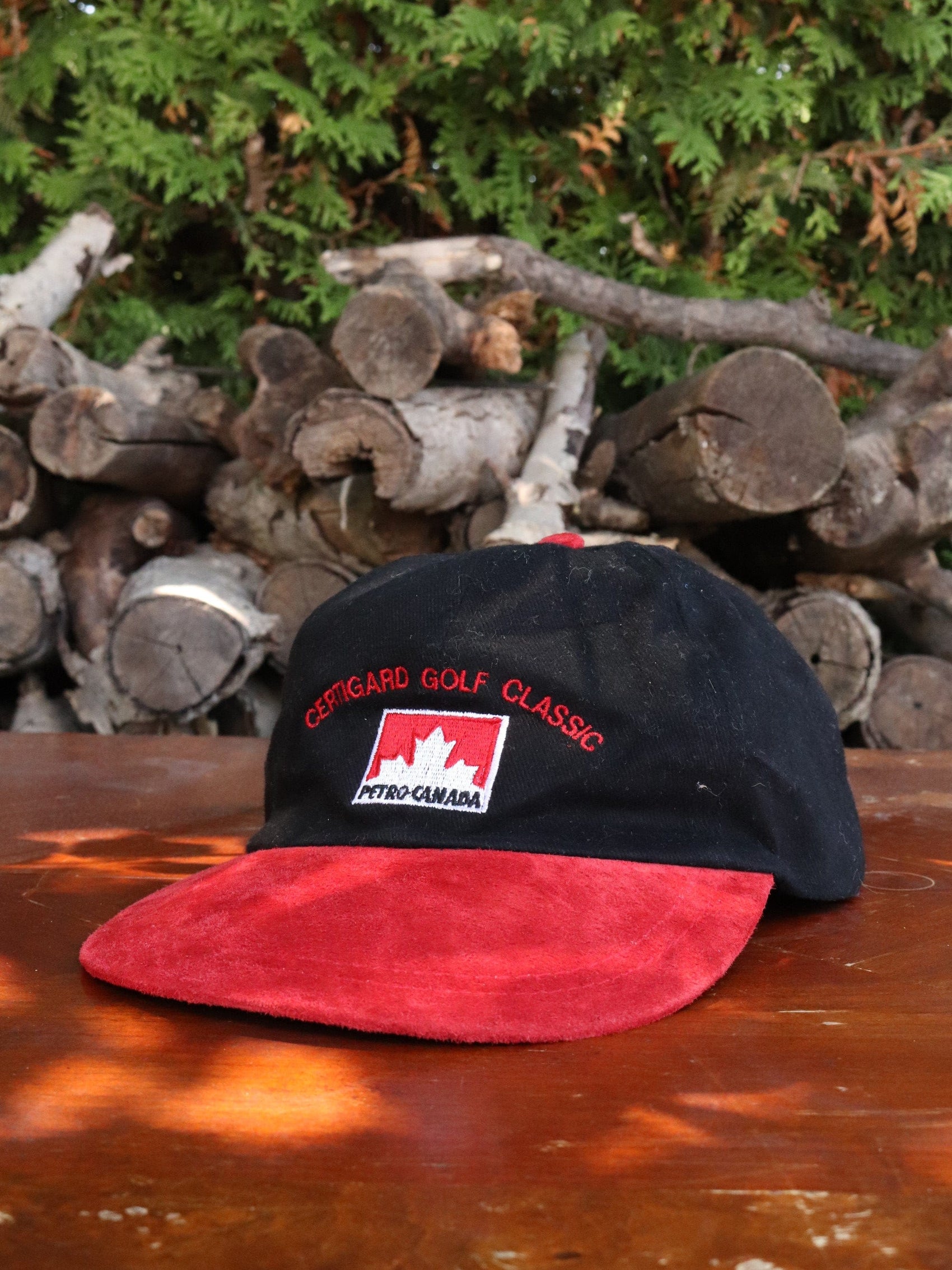 Vintage Petro Canada Hat Adult Black Strap Back