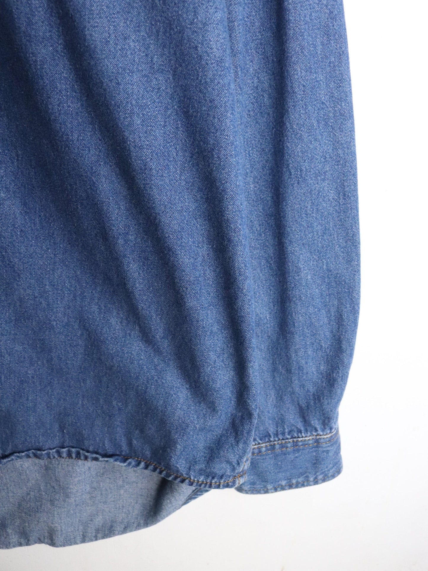 Vintage Phantom of the Opera Shirt Mens Large Denim Button Up from propervintagecanada