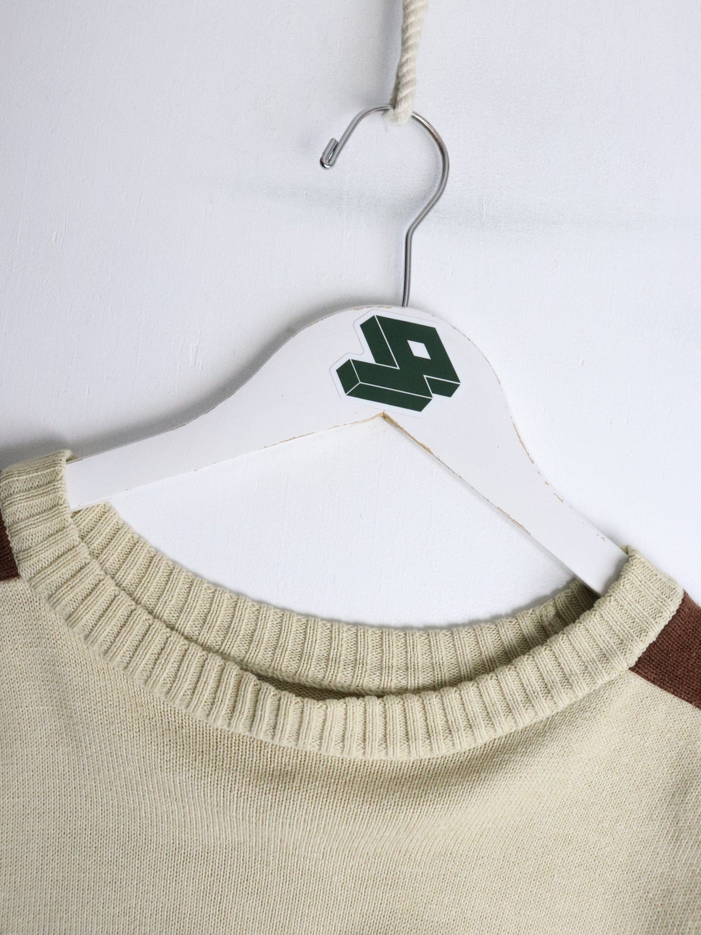 Vintage Phat Farm Knit Sweater Mens Large Beige from propervintagecanada