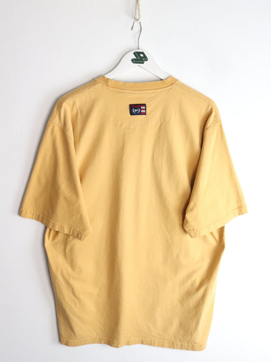 Vintage Phat Farm T Shirt Mens XL Yellow Y2K from propervintagecanada
