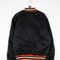 Vintage Philadelphia Flyers Jacket Mens XL Black Satin Starter Bomber Coat