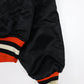 Vintage Philadelphia Flyers Jacket Mens XL Black Satin Starter Bomber Coat