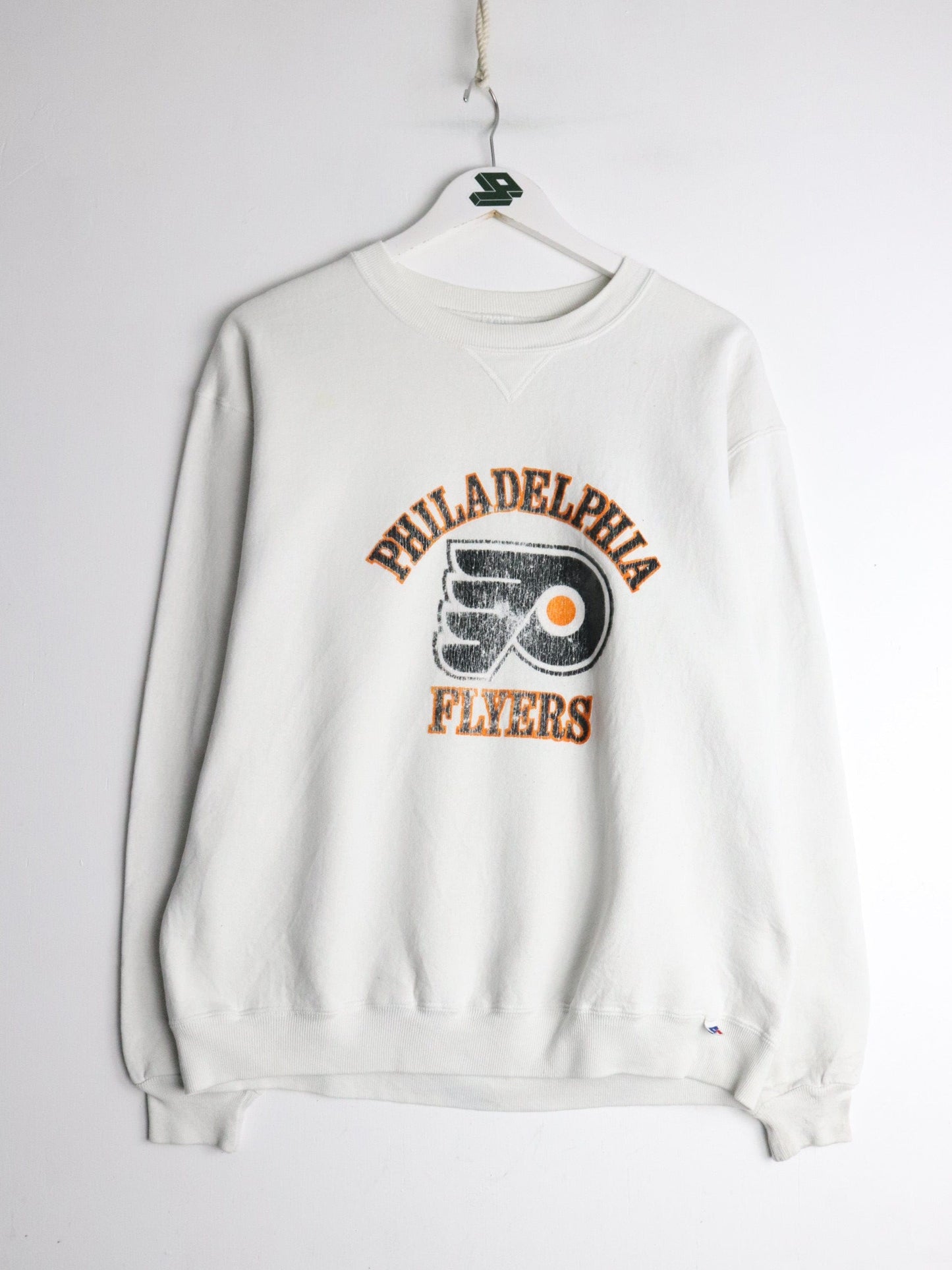 Vintage Philadelphia Flyers Sweatshirt Mens Large White 90s from propervintagecanada