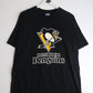 Vintage Pittsburgh Penguins T Shirt Mens Large Black Lemieux from propervintagecanada