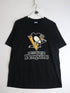 Vintage Pittsburgh Penguins T Shirt Mens Large Black Lemieux from propervintagecanada