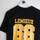 Vintage Pittsburgh Penguins T Shirt Mens Large Black Lemieux from propervintagecanada
