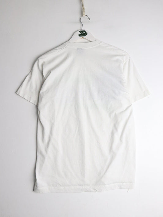 Vintage Pittsburgh Rocks T Shirt Fits Mens Medium White 90s from propervintagecanada