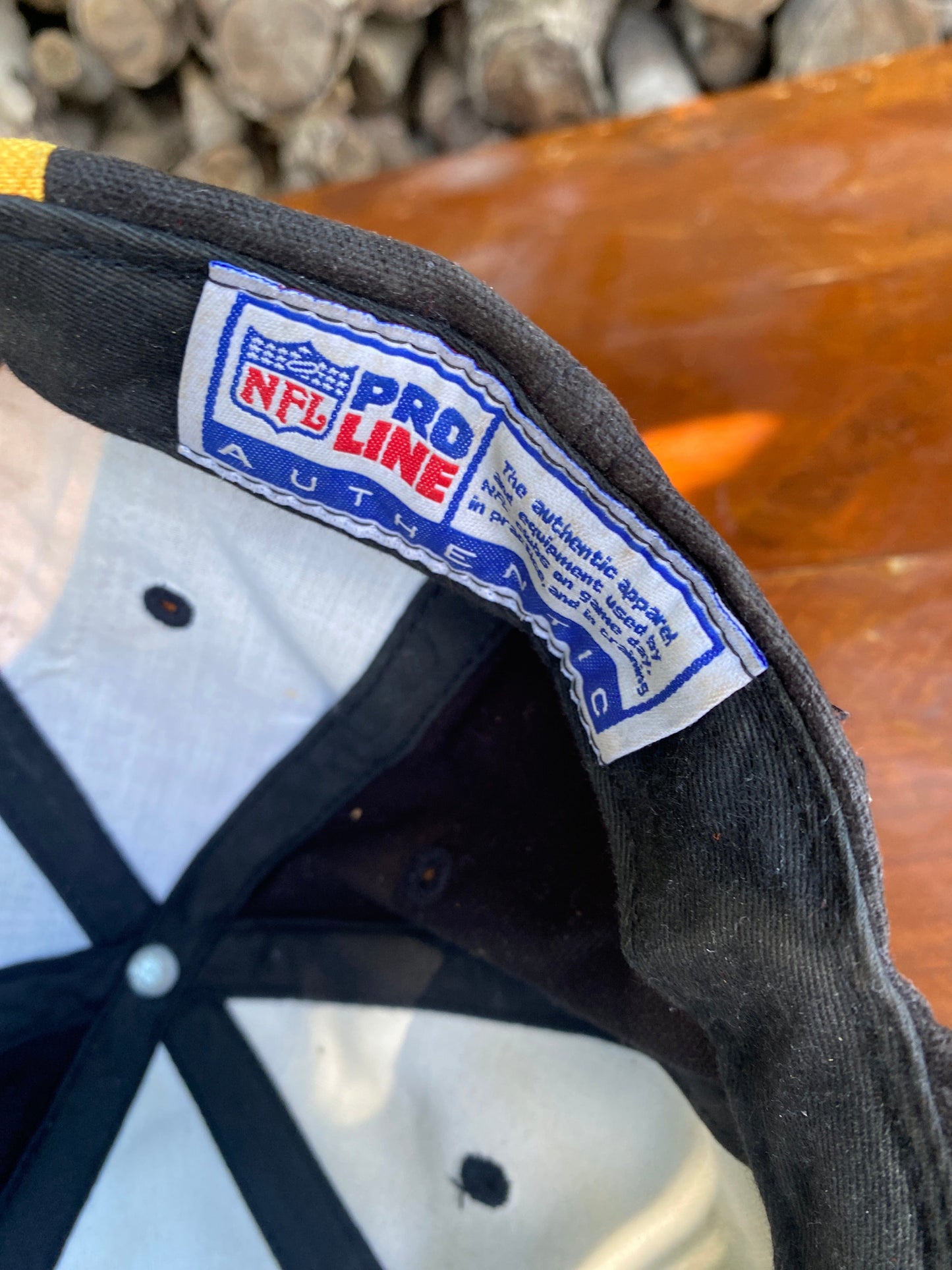 Vintage Pittsburgh Steelers Hat Adult Black Strap Back from propervintagecanada