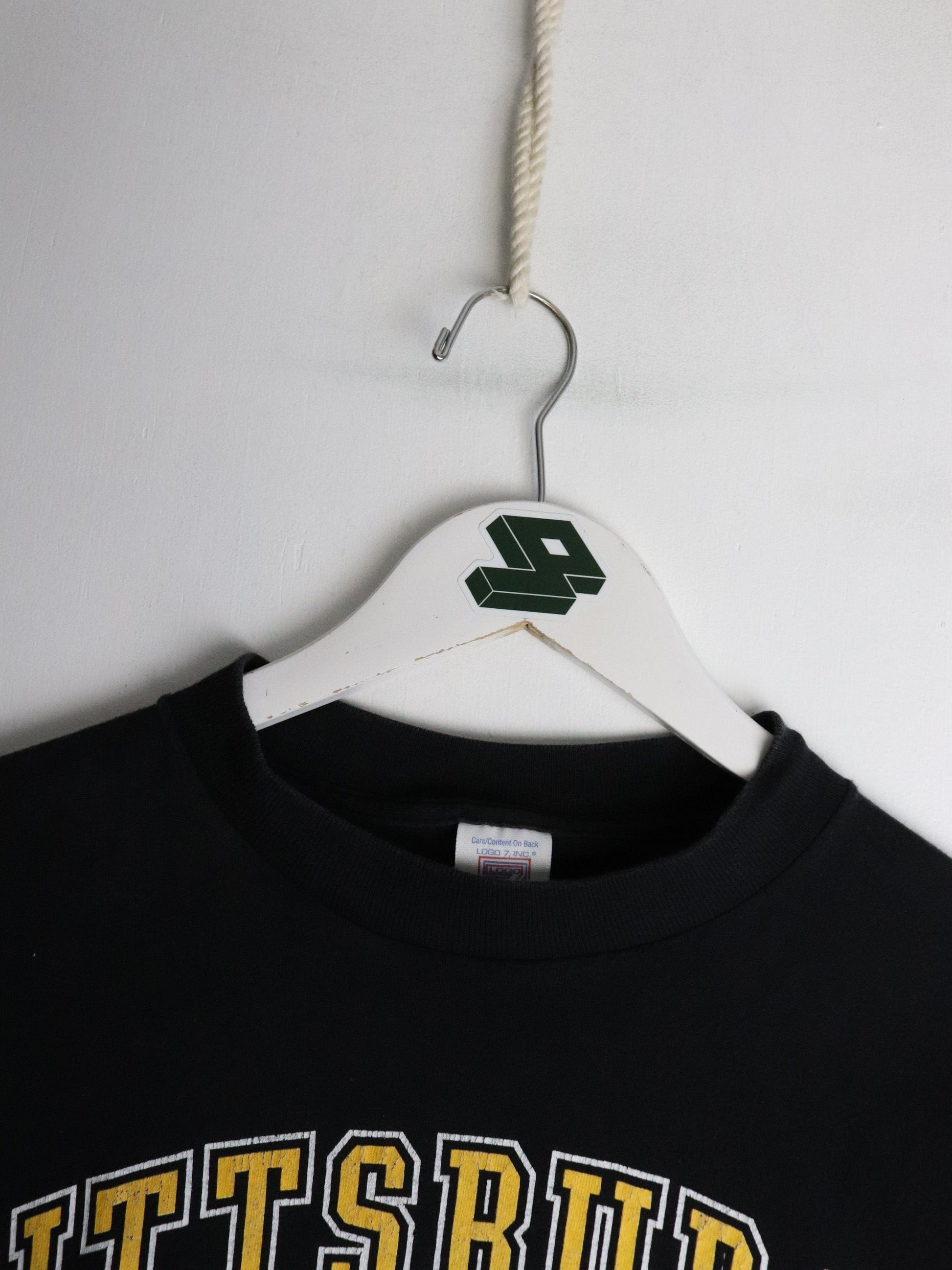 Vintage Pittsburgh Steelers T Shirt Mens Medium Black NFL from propervintagecanada