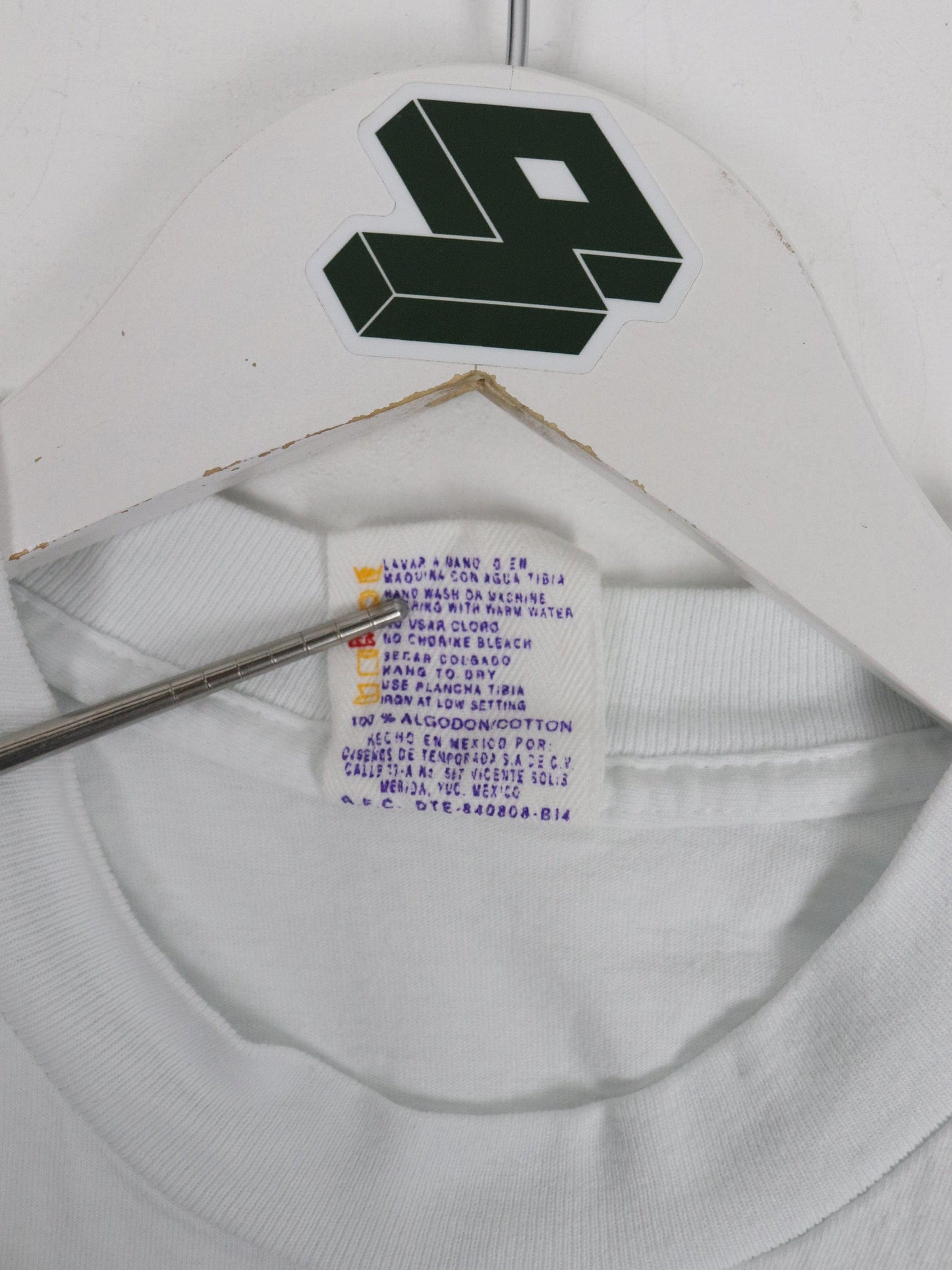 Vintage Playadel Carmen Mexico T Shirt Mens Medium White Travel