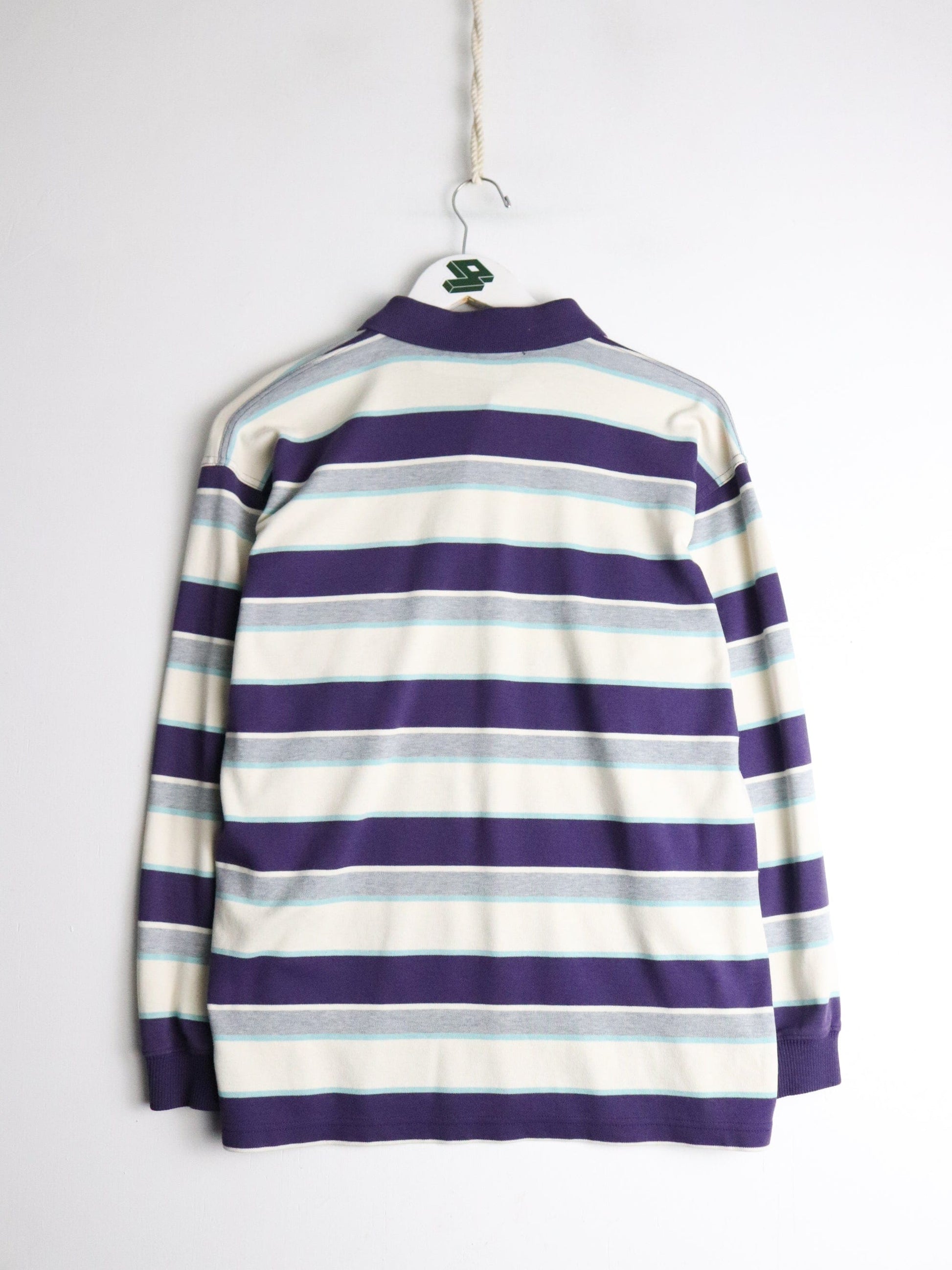 Vintage Playboy Shirt Fits Mens Medium Purple Rugby from propervintagecanada