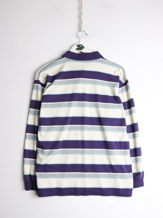 Vintage Playboy Shirt Fits Mens Medium Purple Rugby from propervintagecanada