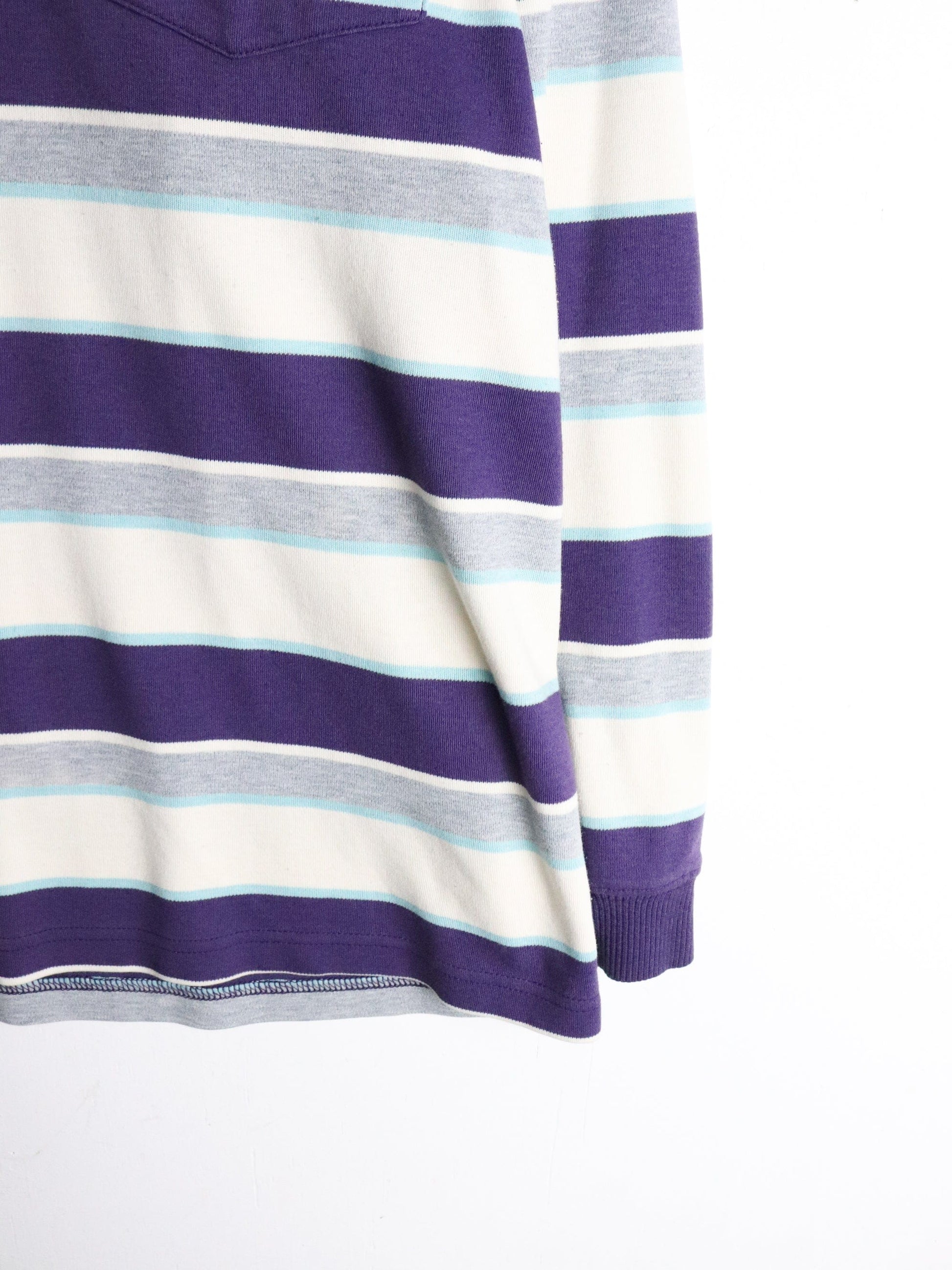 Vintage Playboy Shirt Fits Mens Medium Purple Rugby from propervintagecanada