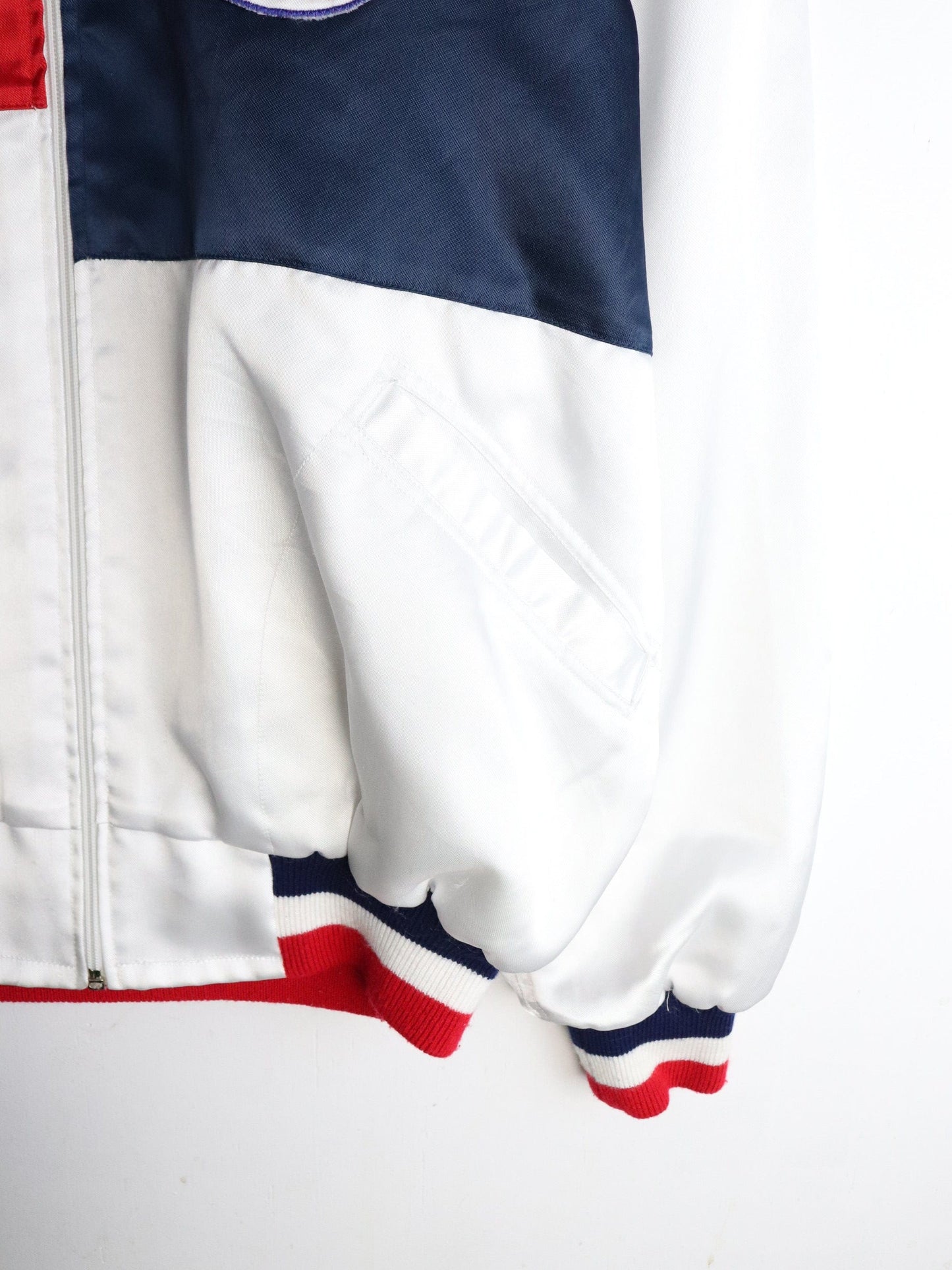 Vintage PNBAA Chicago Jacket Mens XL White Philippines from propervintagecanada