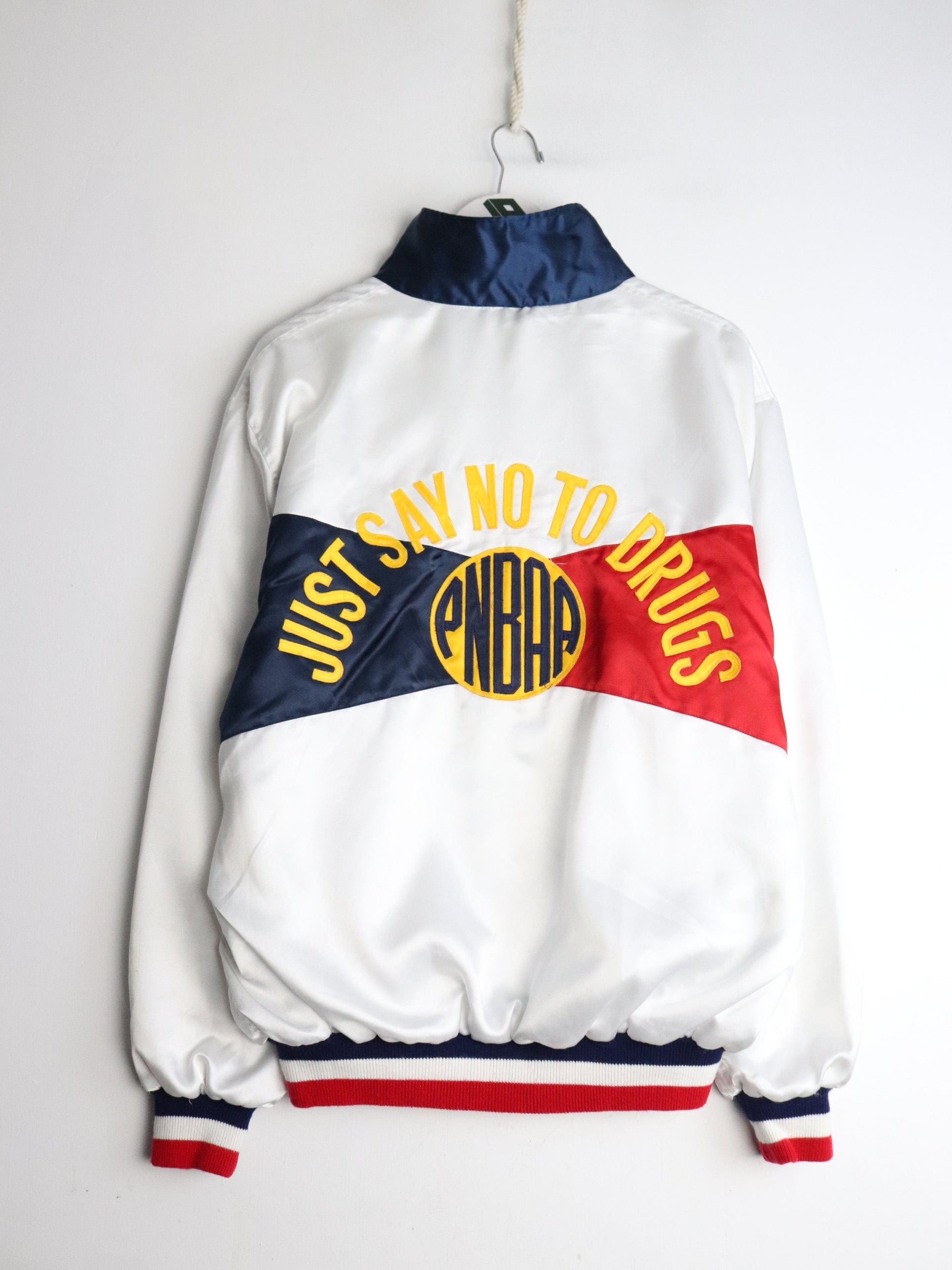Vintage PNBAA Chicago Jacket Mens XL White Philippines from propervintagecanada