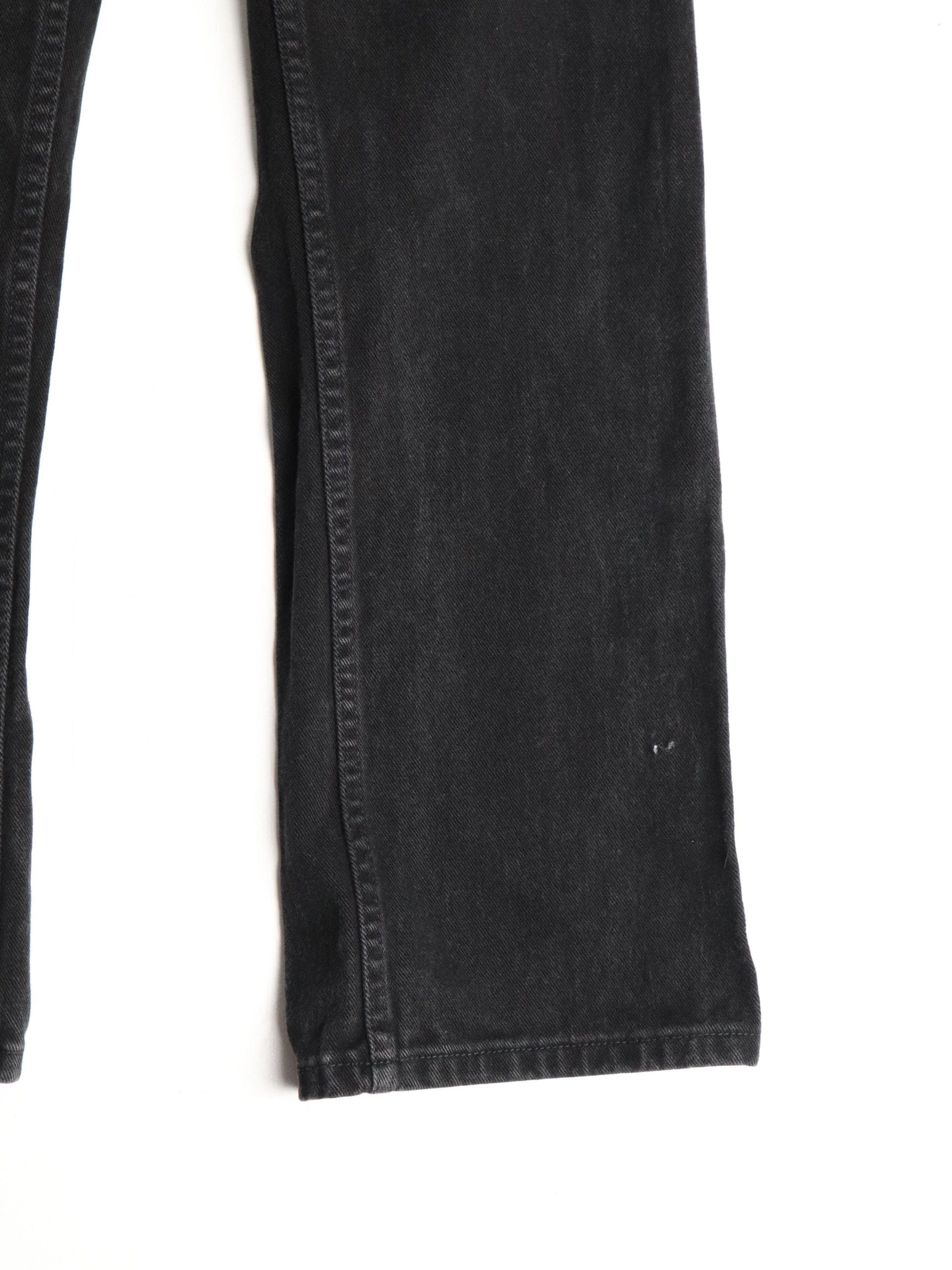 Vintage Polo Jeans Co Ralph Lauren Pants Mens 30 x 29 Black Denim Jeans from propervintagecanada