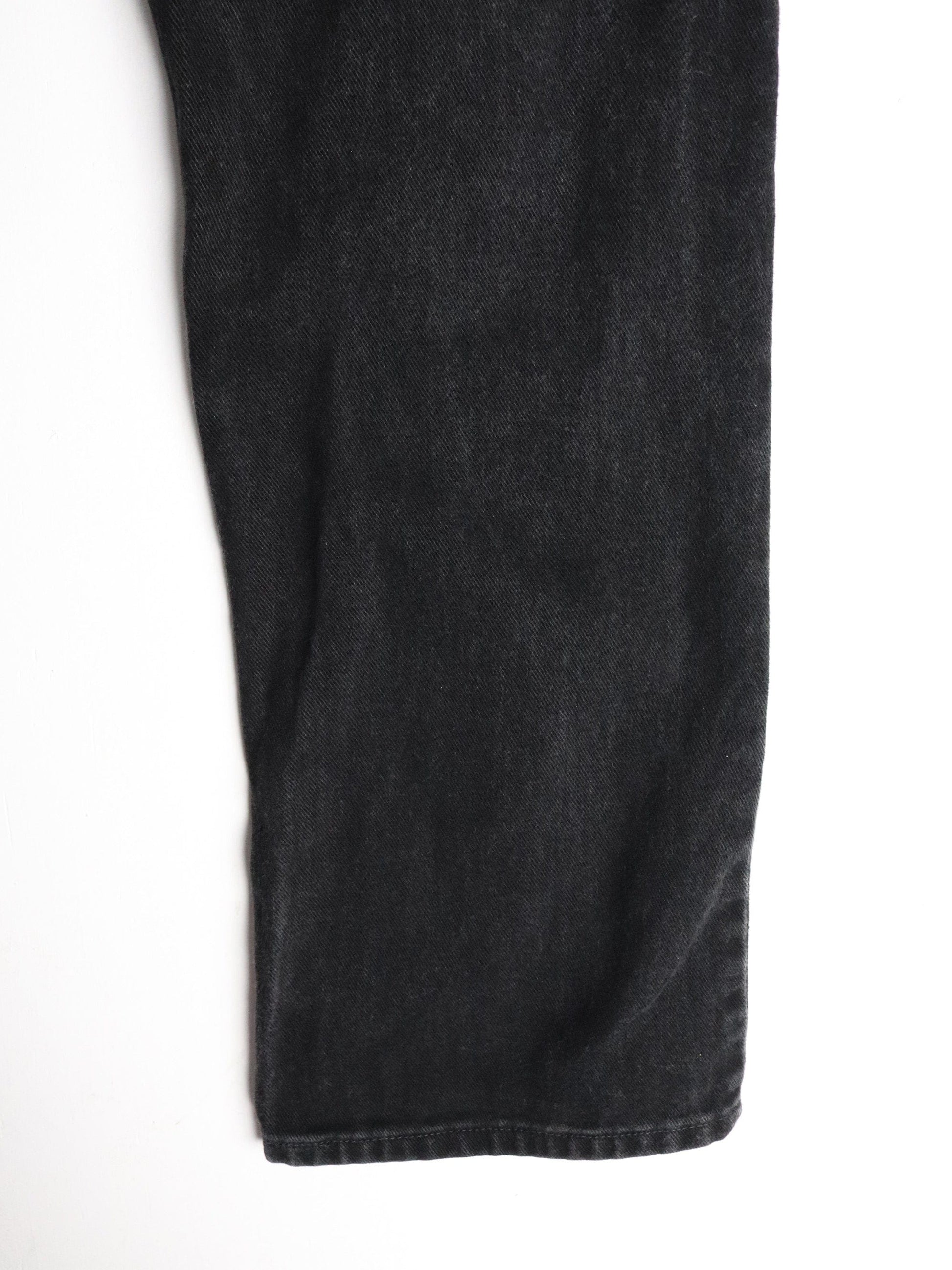 Vintage Polo Jeans Co Ralph Lauren Pants Mens 30 x 29 Black Denim Jeans from propervintagecanada