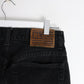 Vintage Polo Jeans Co Ralph Lauren Pants Mens 30 x 29 Black Denim Jeans from propervintagecanada