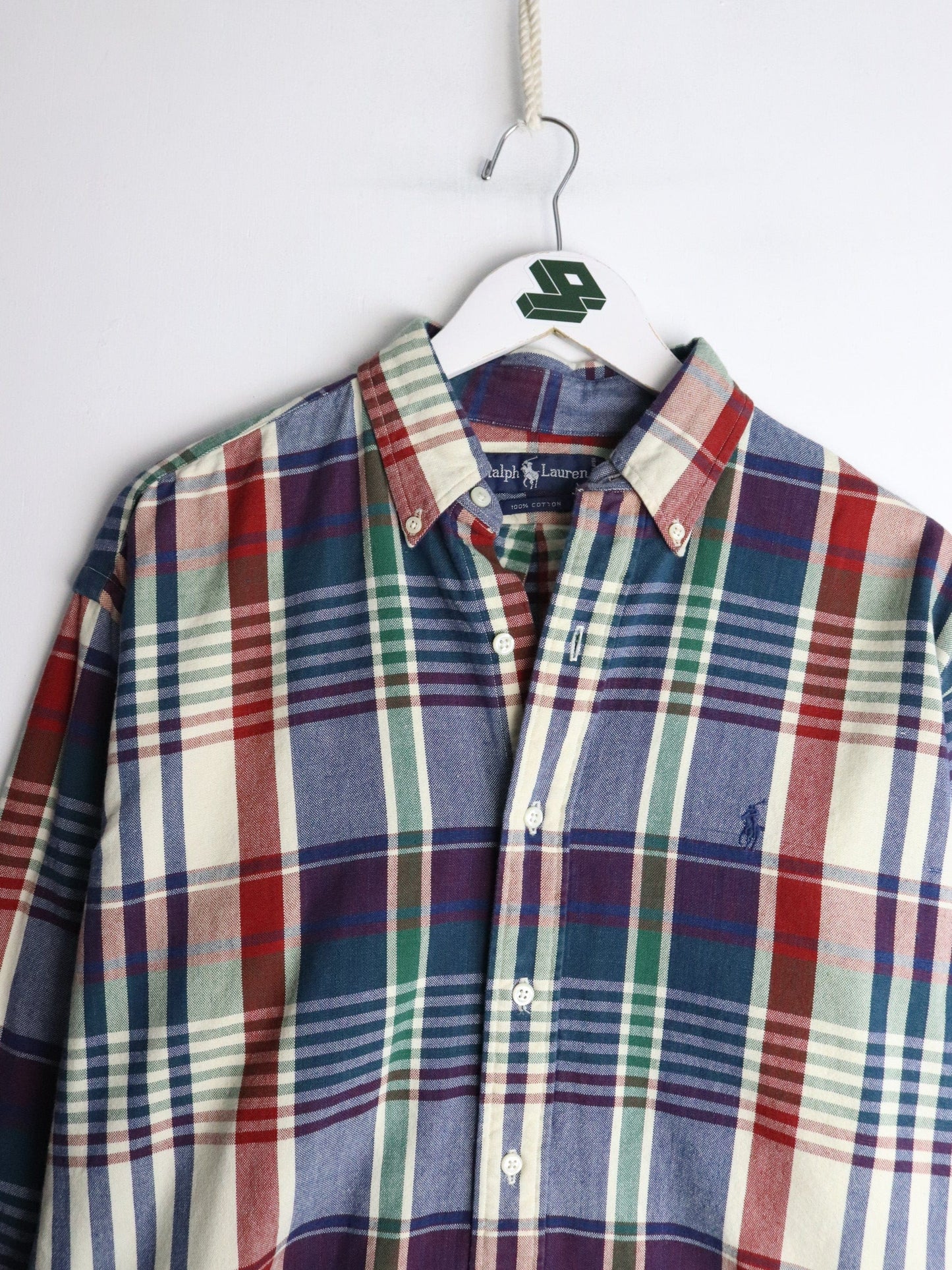Vintage Polo Ralph Lauren Shirt Fits Mens Medium Blue Button Up from propervintagecanada
