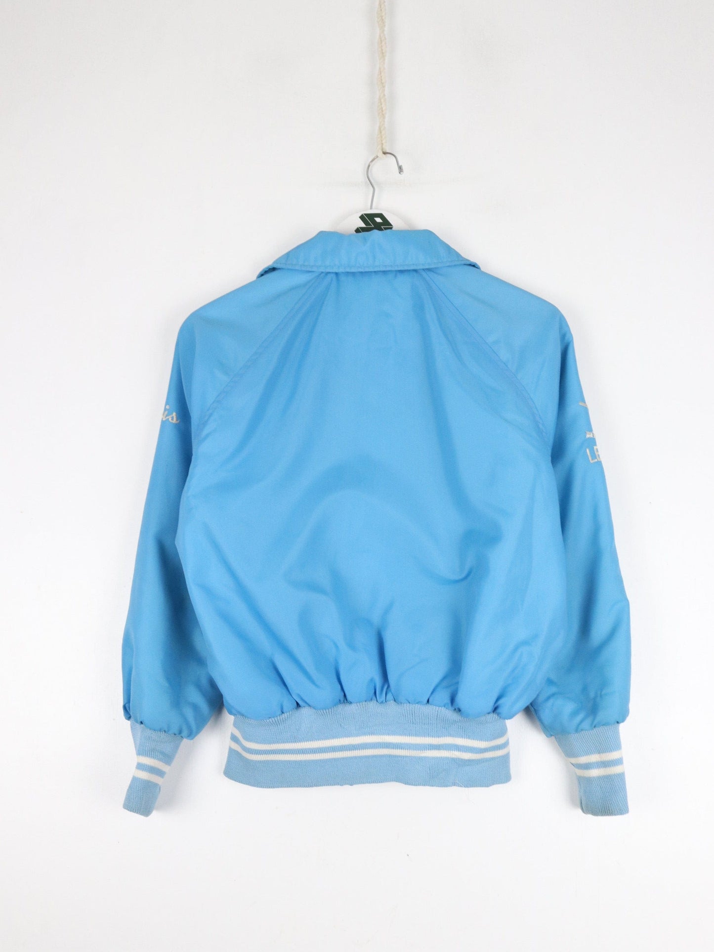 Vintage Port Elgin Atoms Hockey Jacket Youth XL Blue Snap On Pee Wee 80s from propervintagecanada