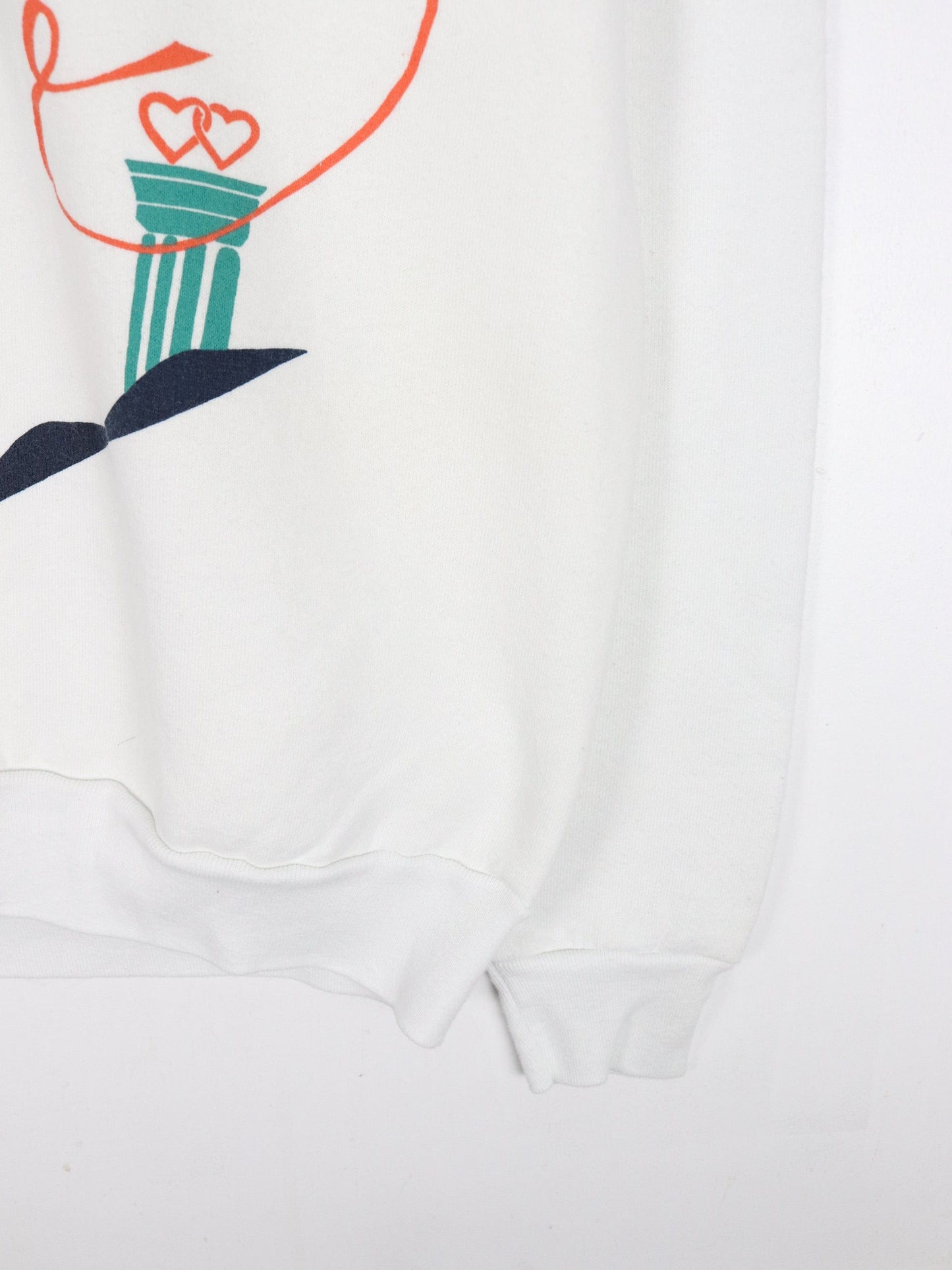 Vintage Princess Cruises Love Boat Sweatshirt Fits Mens L White 90s