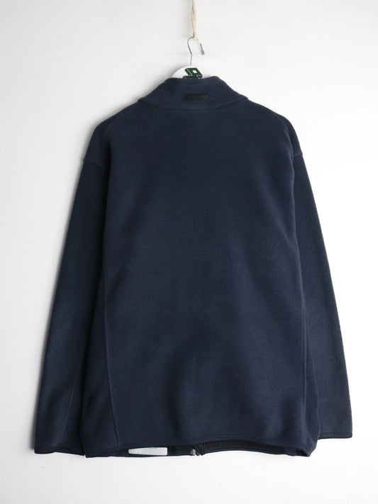 Vintage R & R Sport Sweater Mens Medium Blue Fleece Full Zip from propervintagecanada