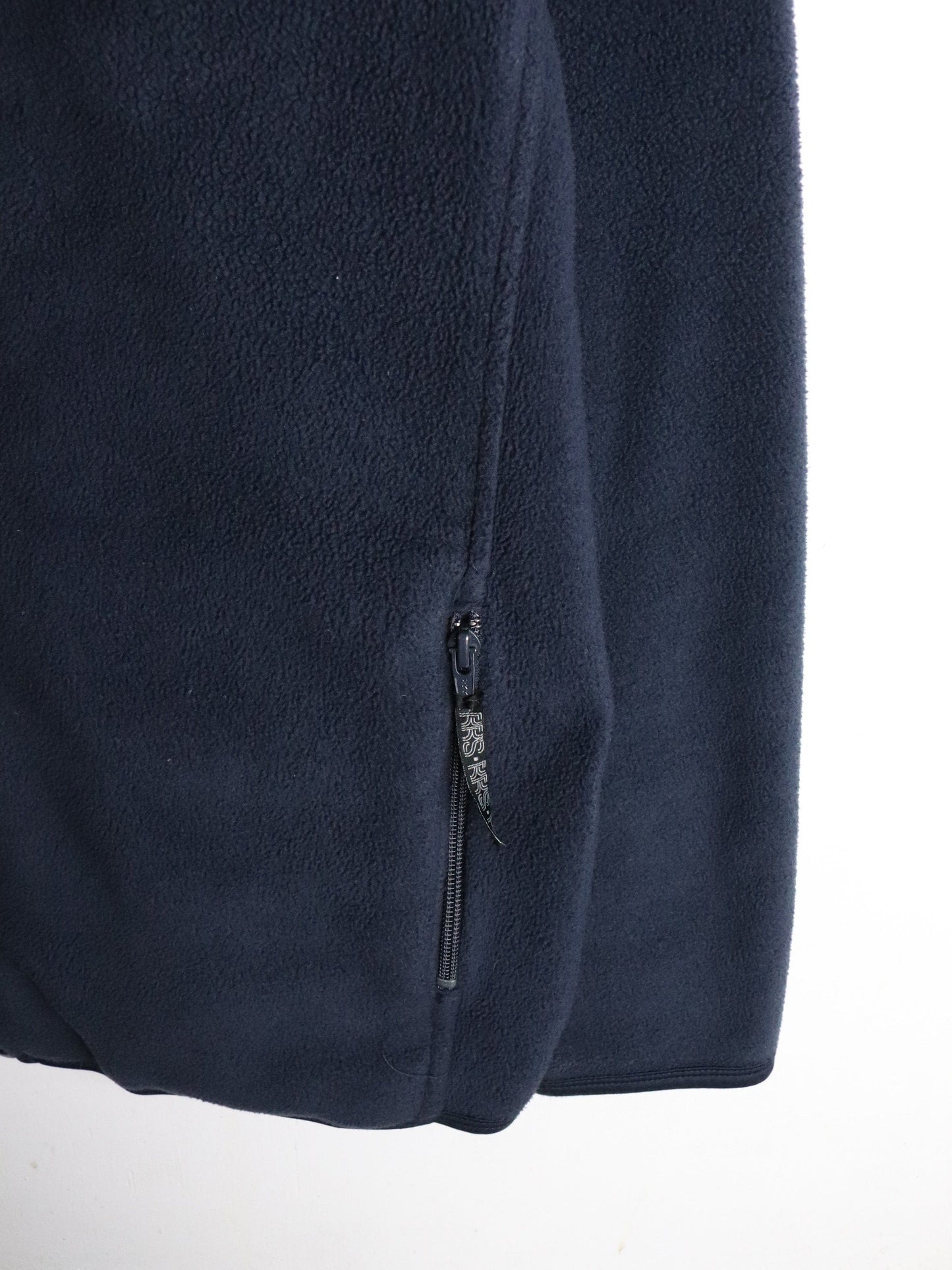 Vintage R & R Sport Sweater Mens Medium Blue Fleece Full Zip