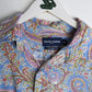 Vintage Ralph Lauren Golf Shirt Mens Large Blue Paisley Button Up from propervintagecanada
