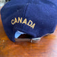 Vintage RCMP Hat Adult Blue Strap Back Wool from propervintagecanada
