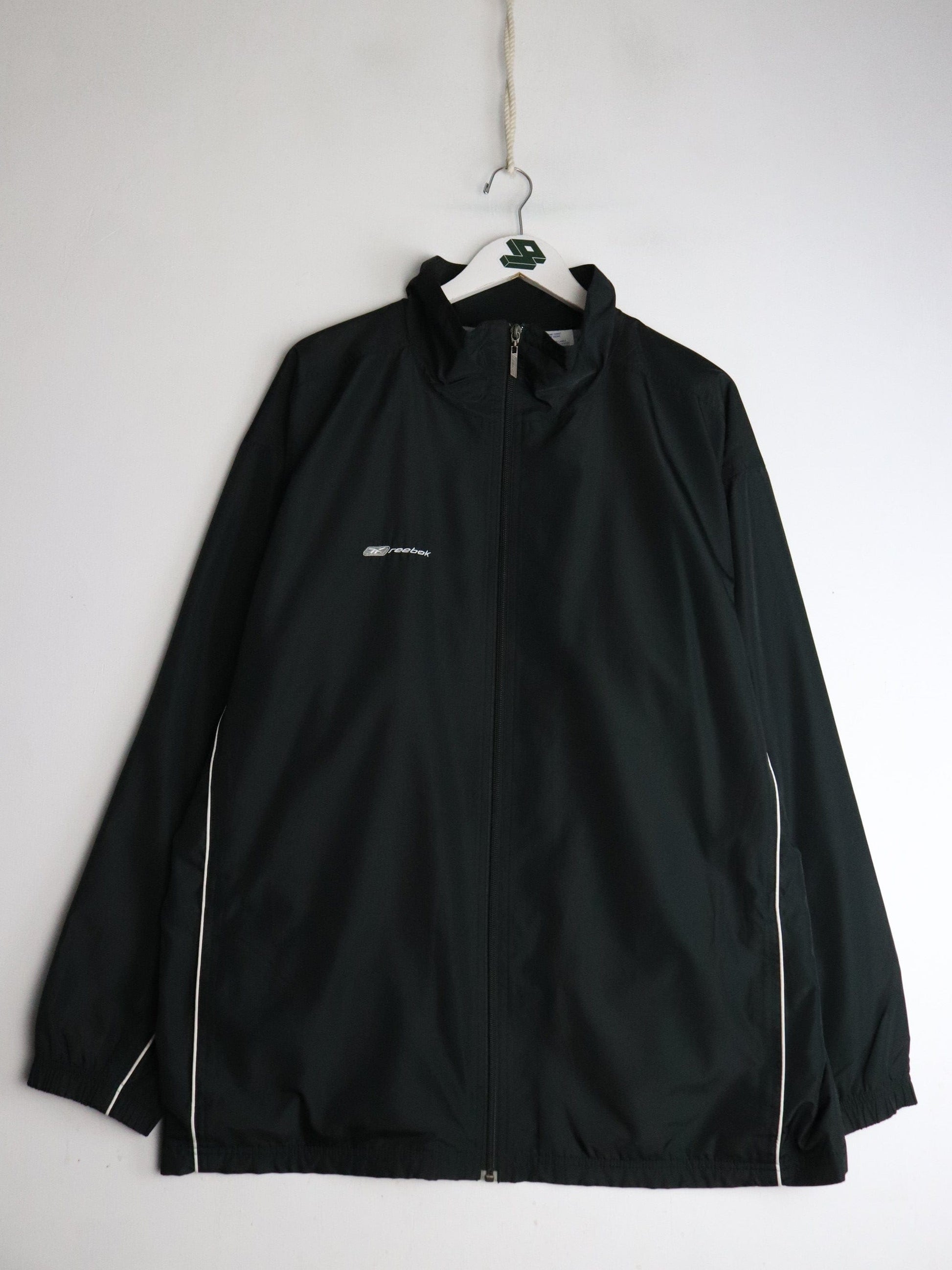 Vintage Reebok Windbreaker Mens XL Black from propervintagecanada