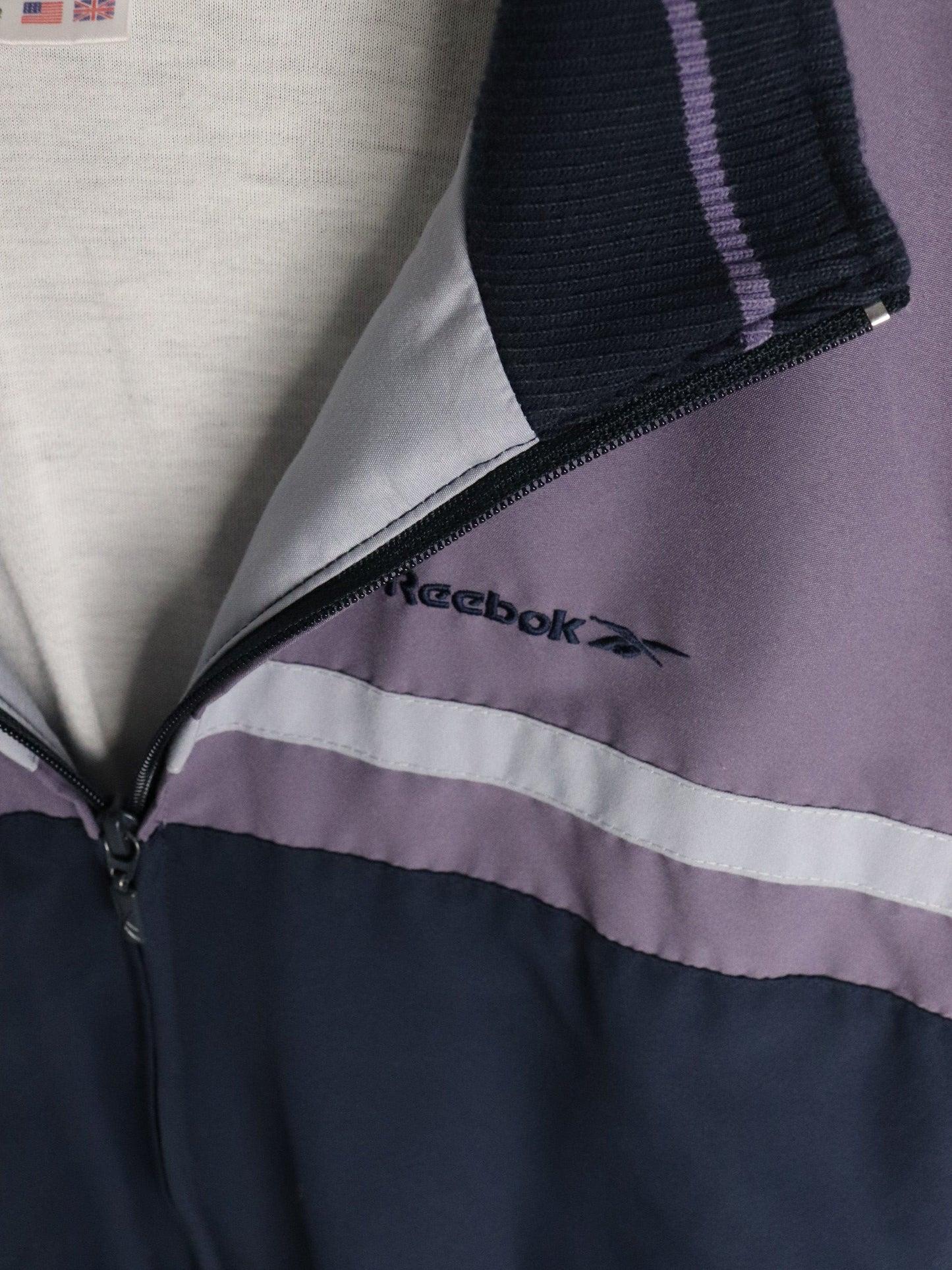 Vintage Reebok Windbreaker Womens Large Purple from propervintagecanada