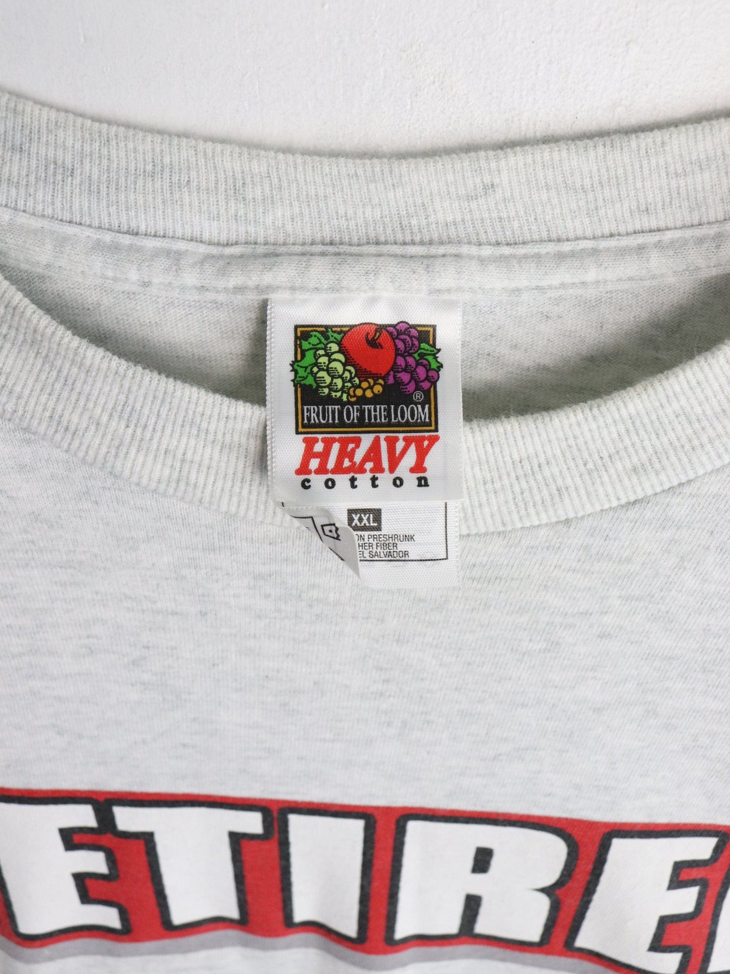 Vintage Retired T Shirt Mens 2XL Grey from propervintagecanada