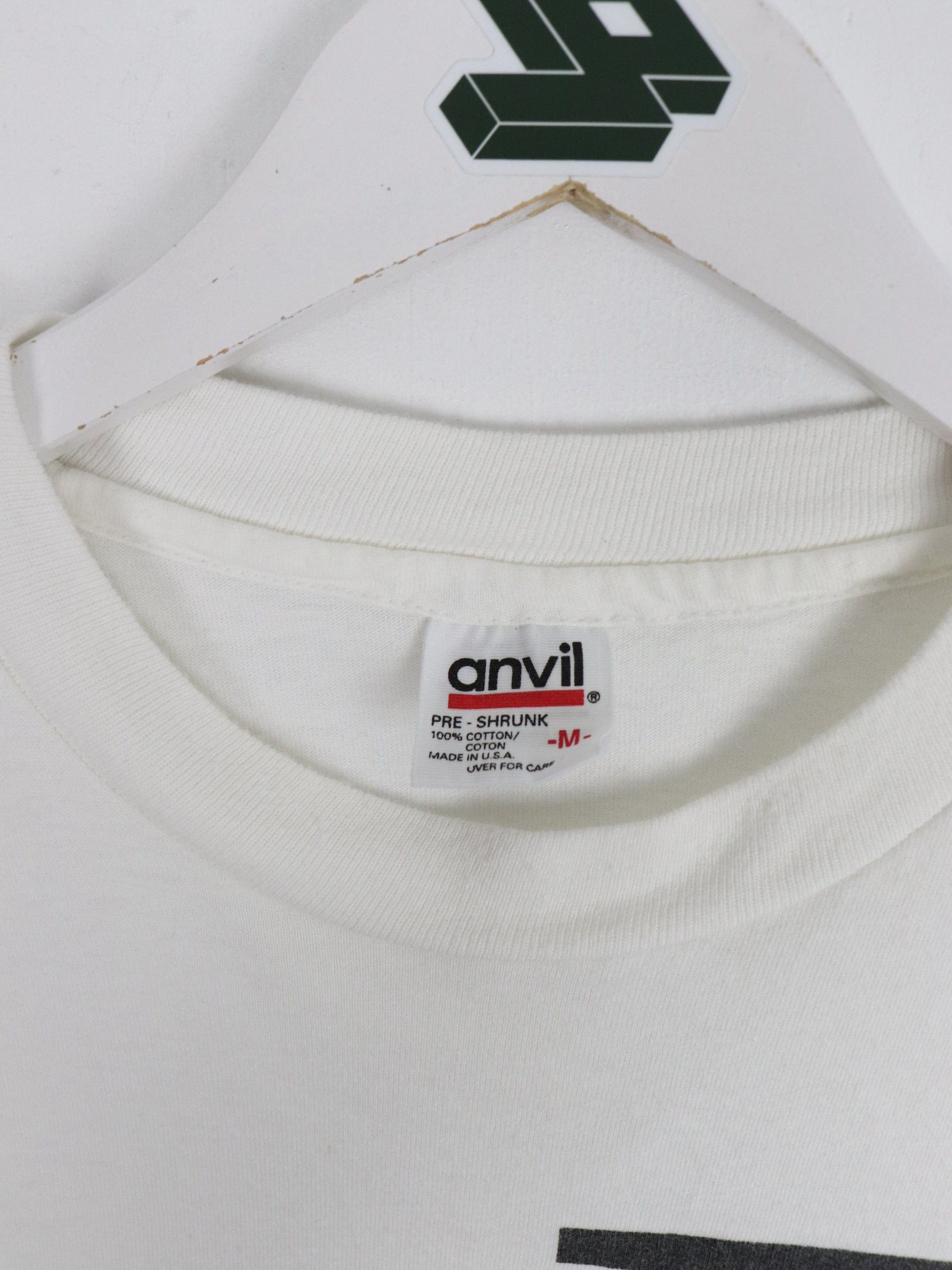 Vintage Rhode Island T Shirt Fits Mens Small White Newport 90s USA