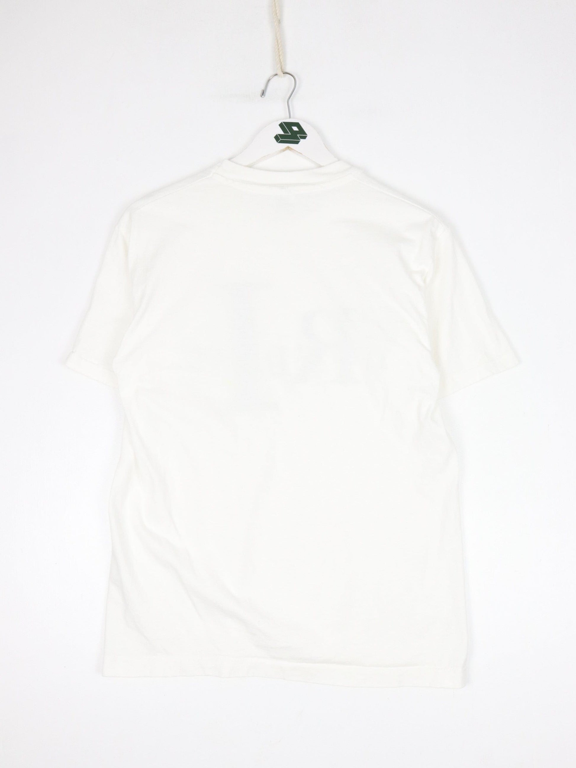 Vintage Rhode Island T Shirt Fits Mens Small White Newport 90s USA