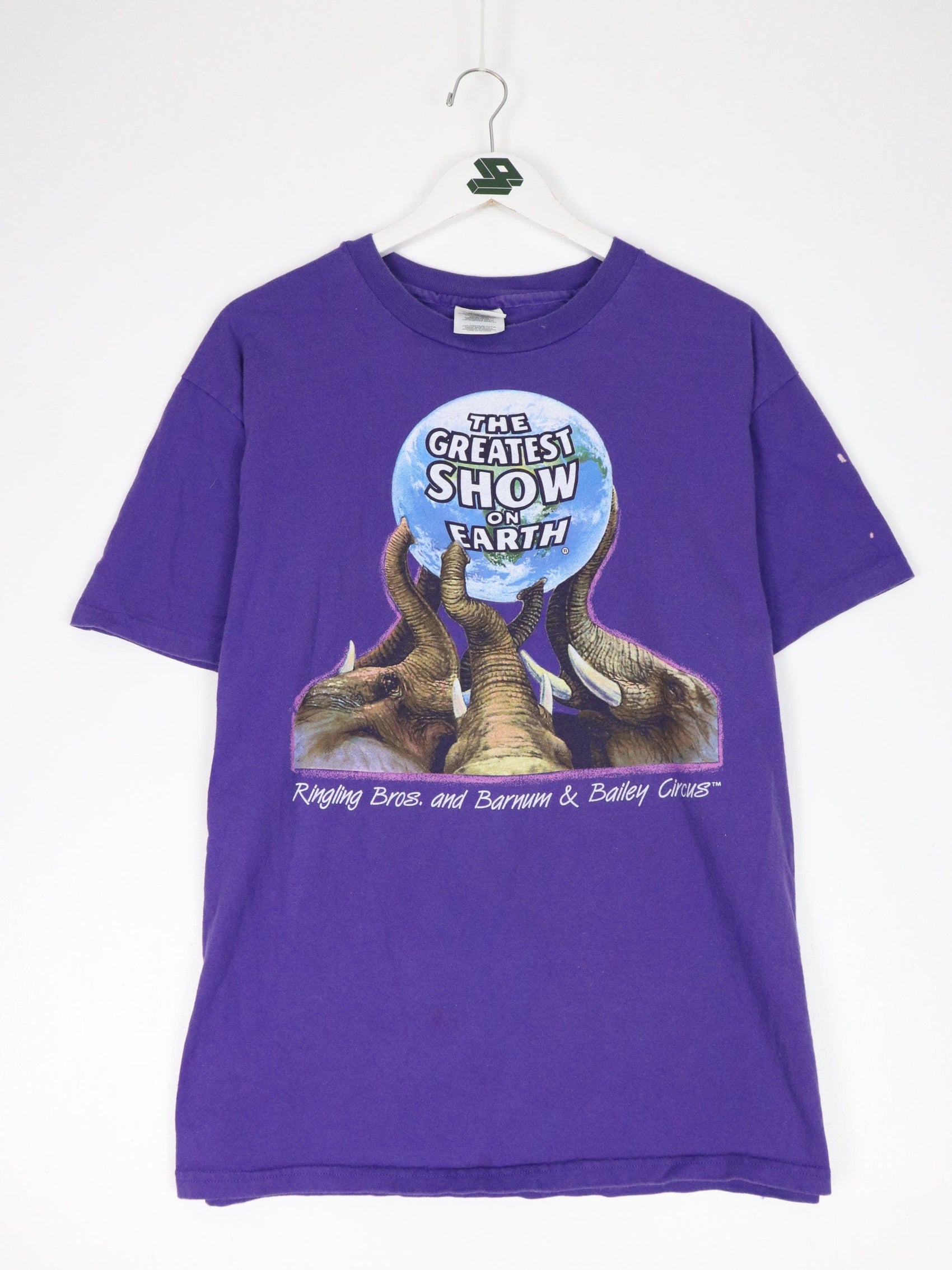 Vintage Ringling Bros T Shirt Mens L Purple Circus Animals from propervintagecanada