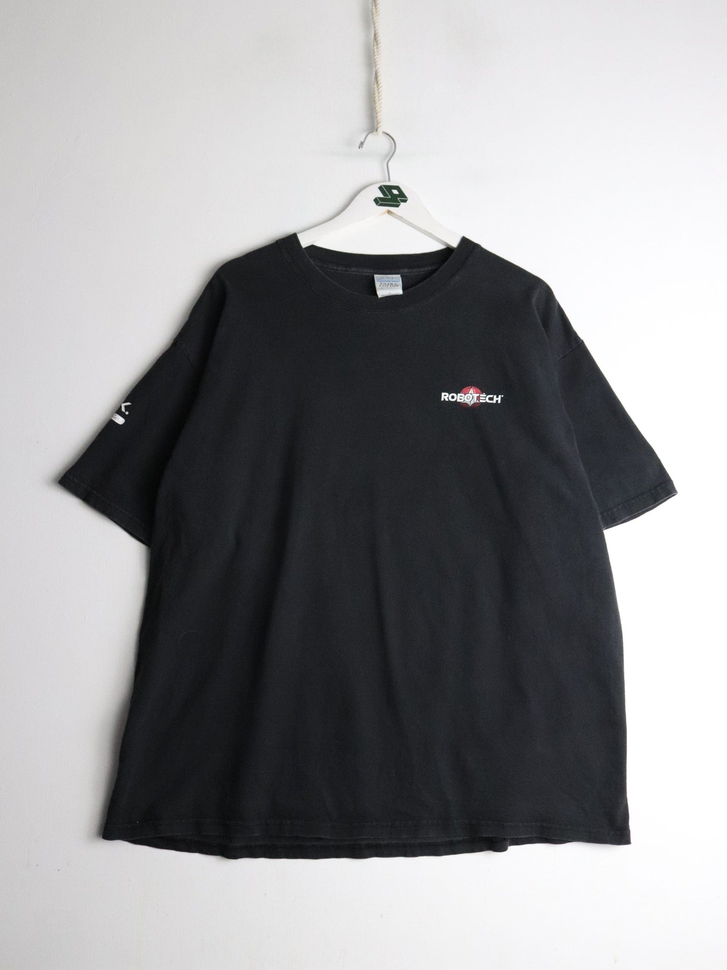 Vintage Robotech T Shirt Mens XL Black Skull One Anime from propervintagecanada