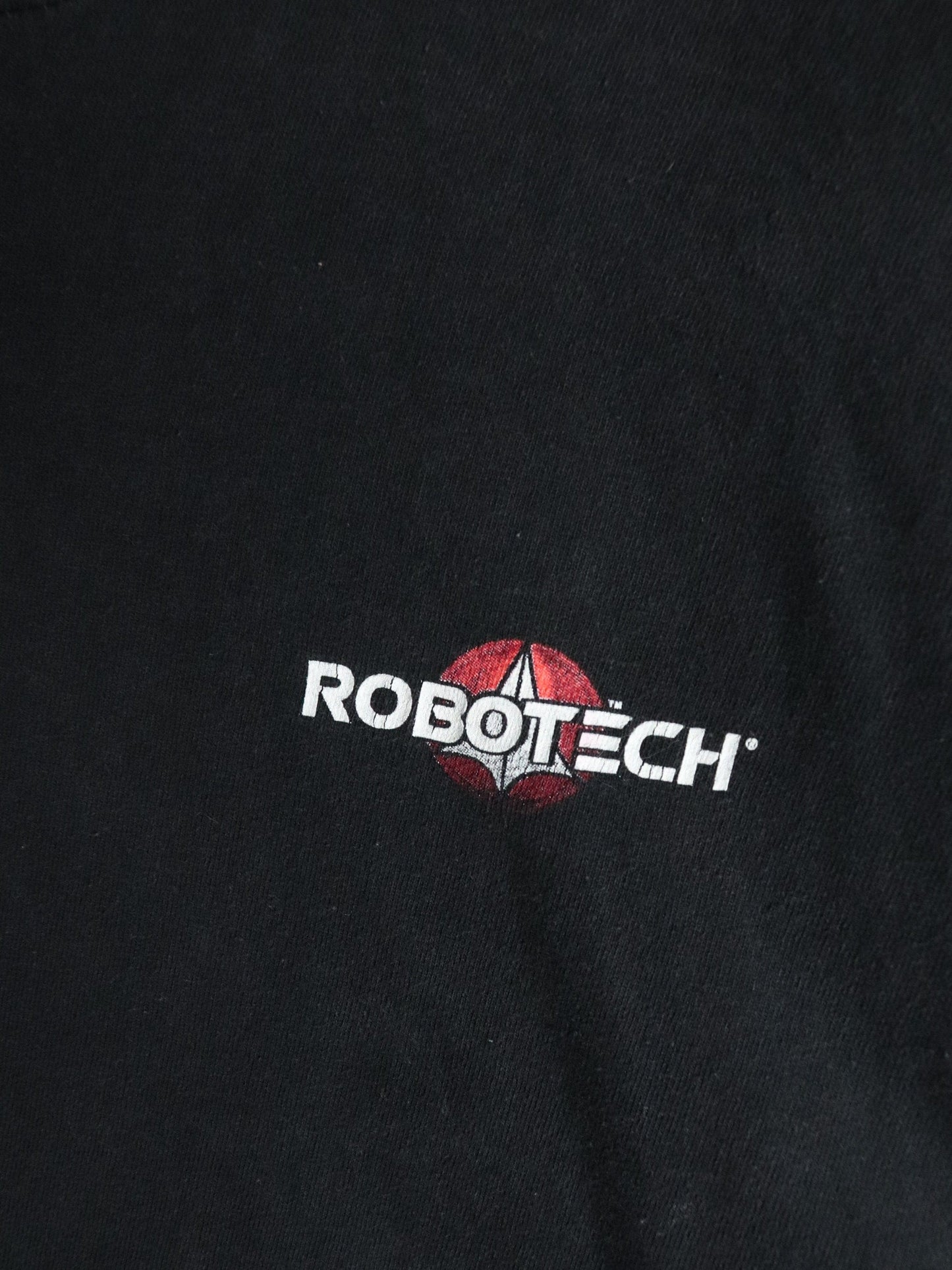 Vintage Robotech T Shirt Mens XL Black Skull One Anime from propervintagecanada