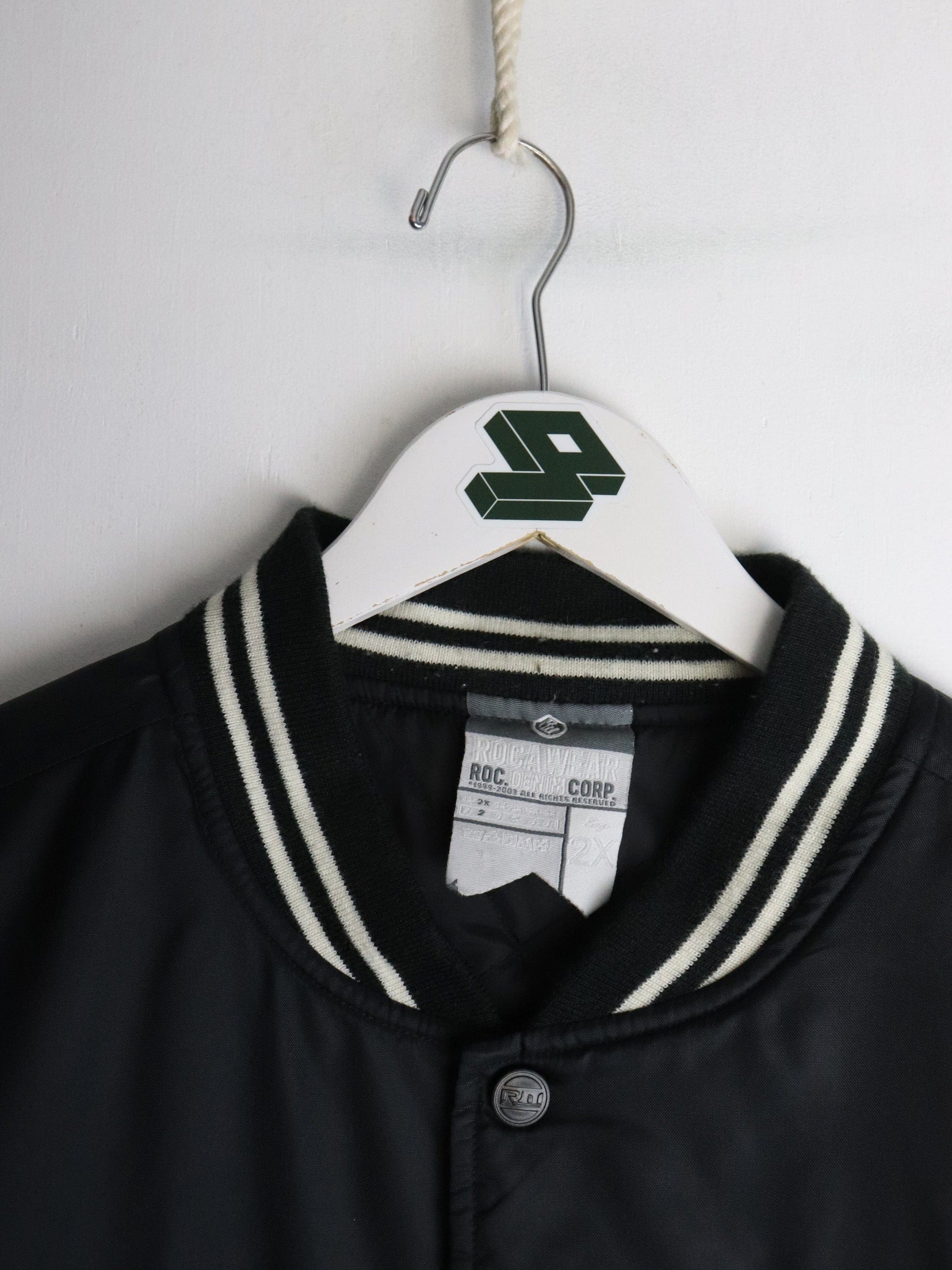 Vintage Rocawear Jacket Mens 2X Black Y2K from propervintagecanada