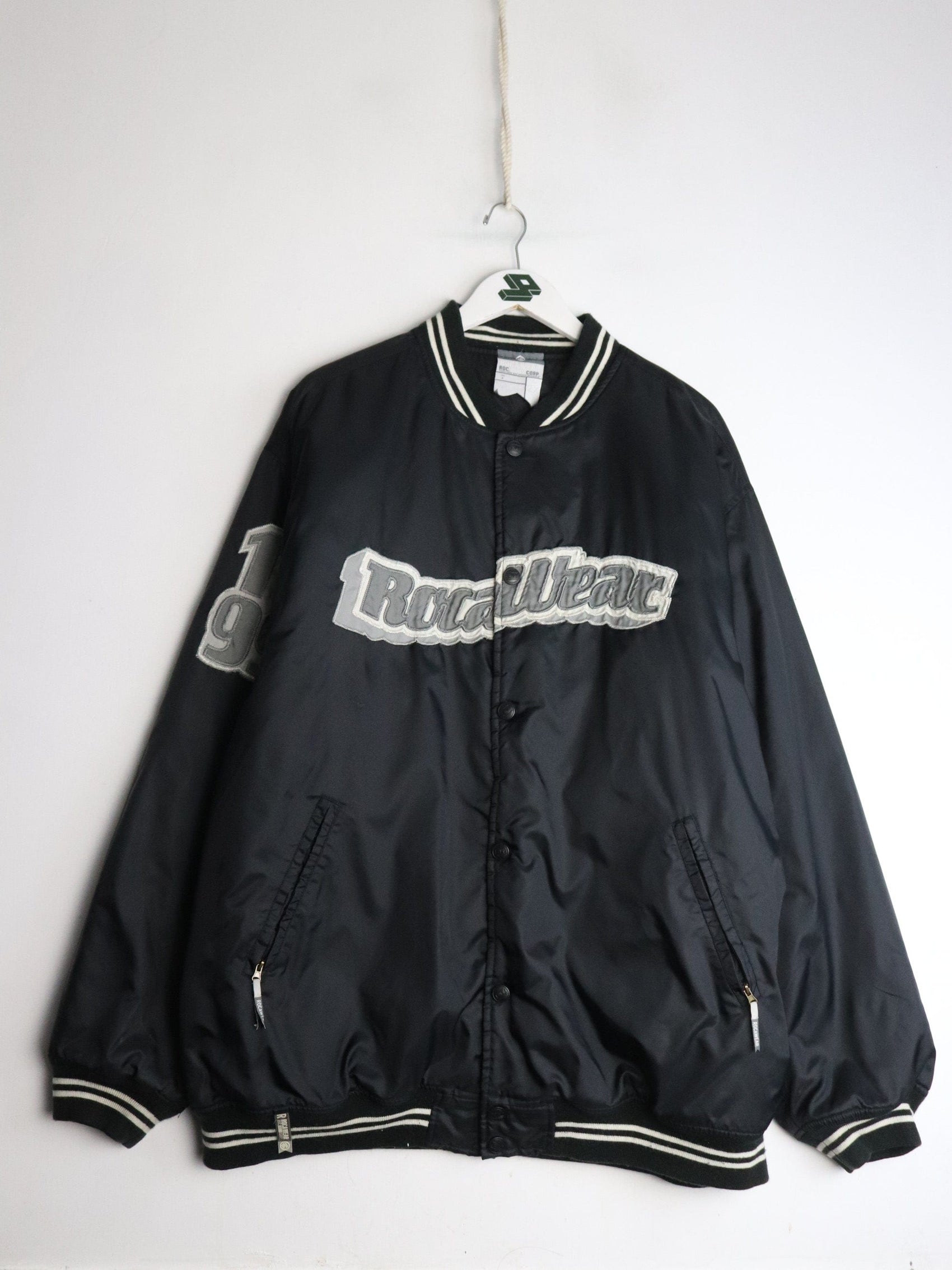 Vintage Rocawear Jacket Mens 2X Black Y2K