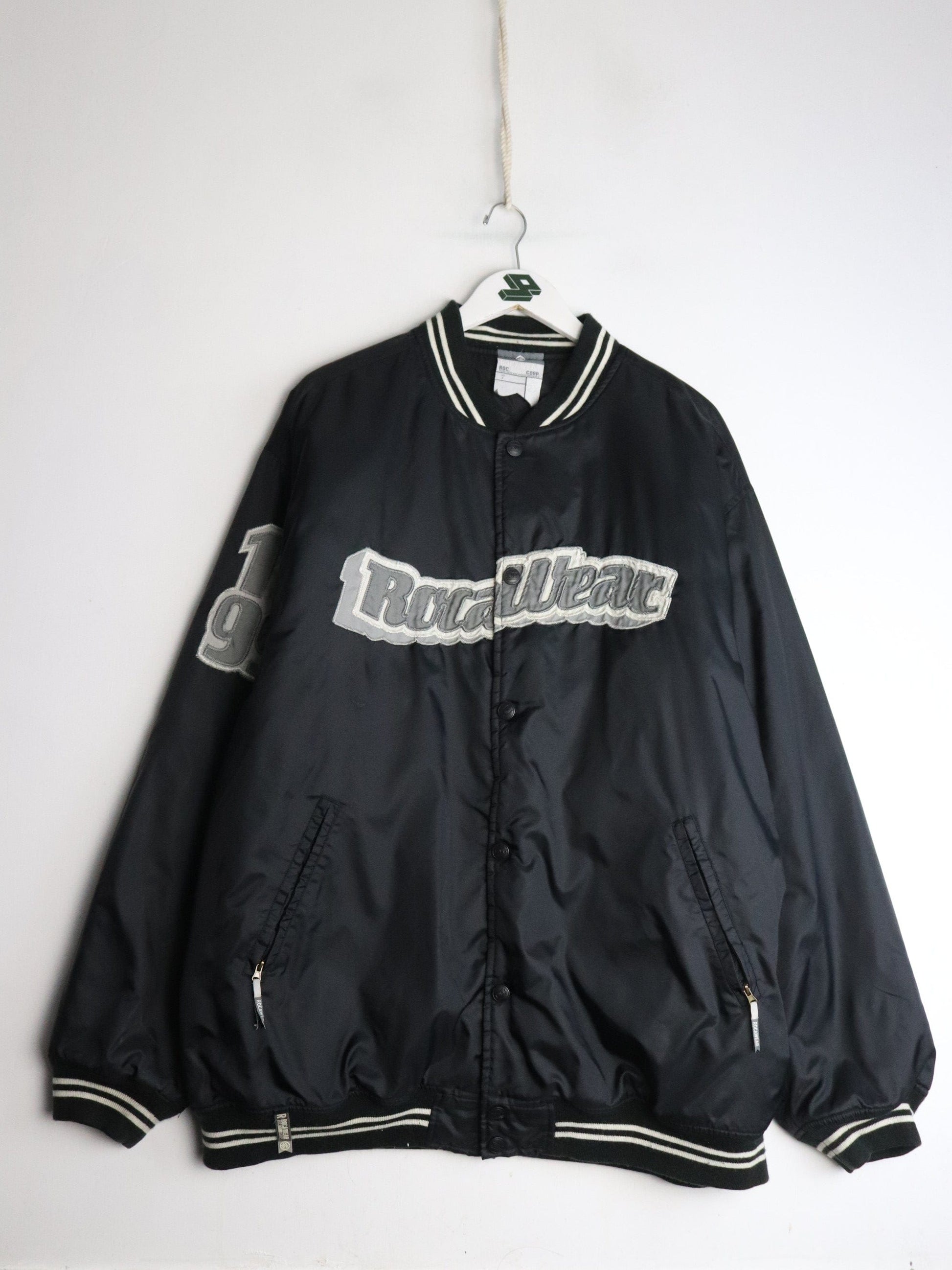 Vintage Rocawear Jacket Mens 2X Black Y2K from propervintagecanada