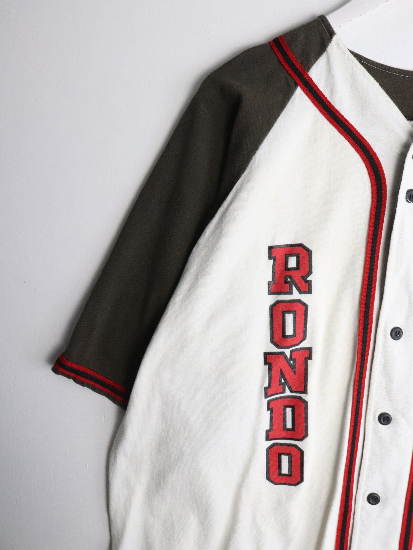 Vintage Rondo Ave Baseball Shirt Mens 2XL White from propervintagecanada