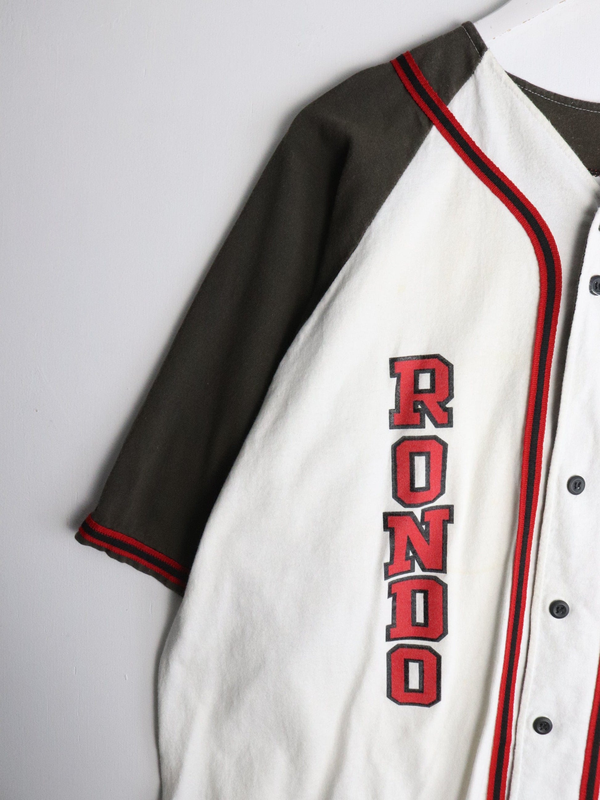 Vintage Rondo Ave Baseball Shirt Mens 2XL White from propervintagecanada