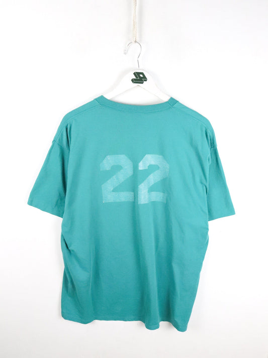 Vintage Rookies Baseball T Shirt Mens XL Turquoise